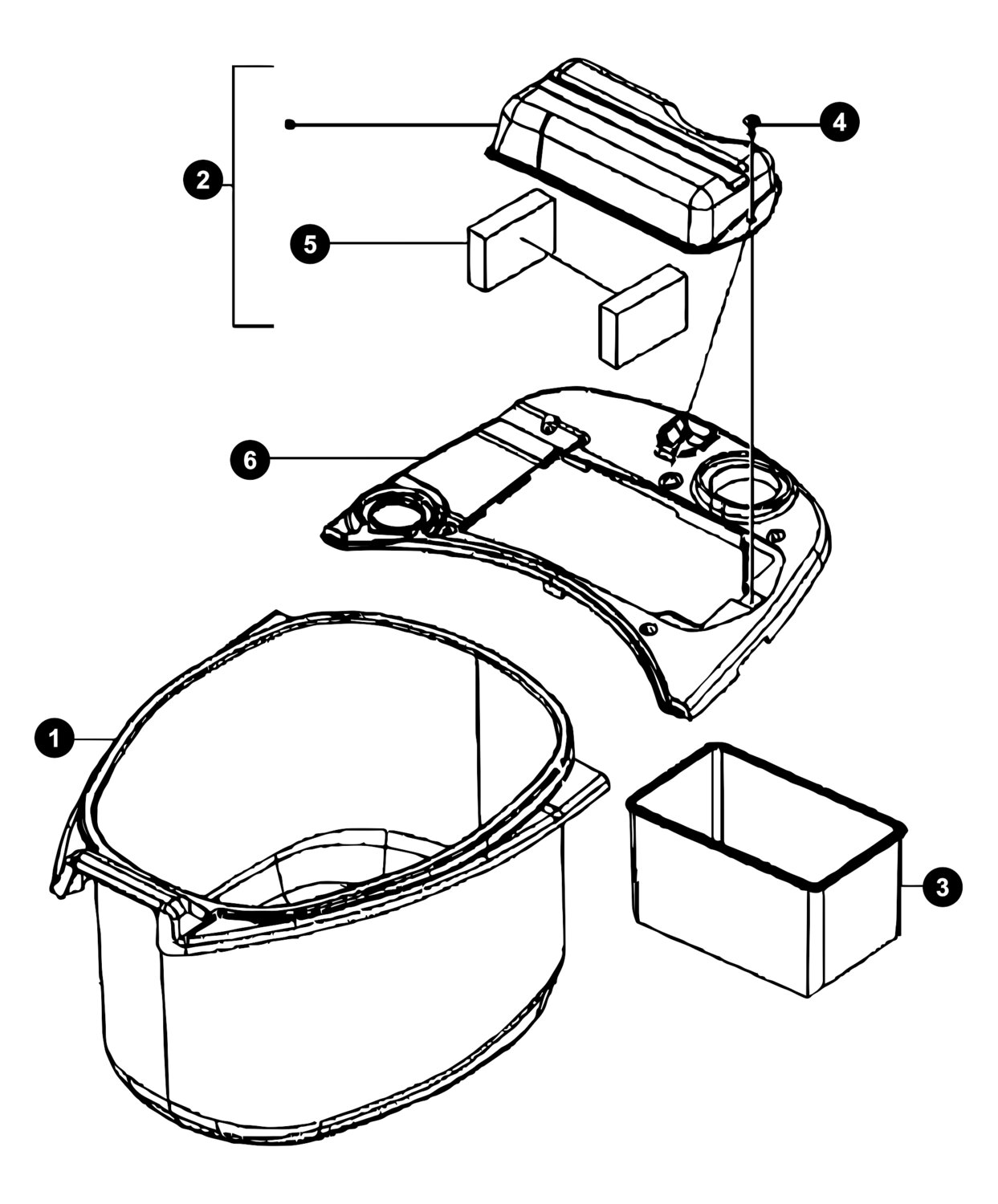 Image of Vespa LX 50 Ersatzteile Helmfach