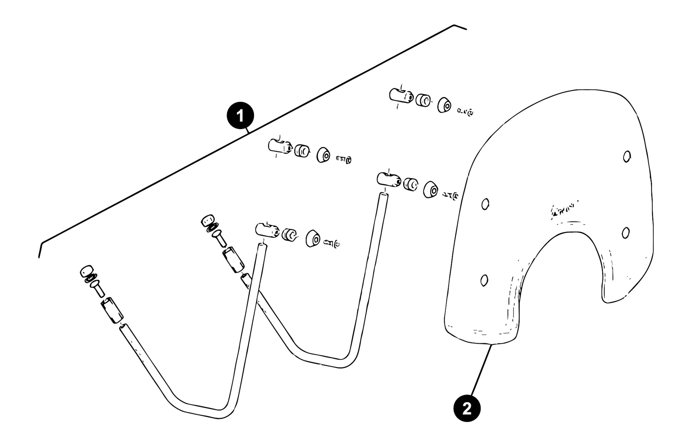 Image of Vespa LX 50 Ersatzteile Windschild