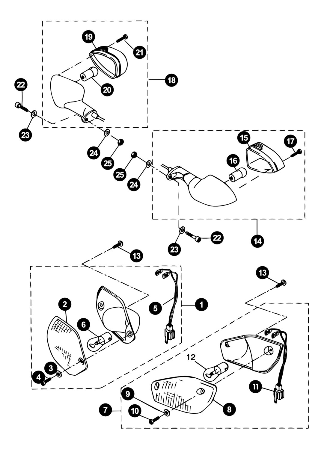 Image of Yamaha Aerox ab '13 Ersatzteile Blinker