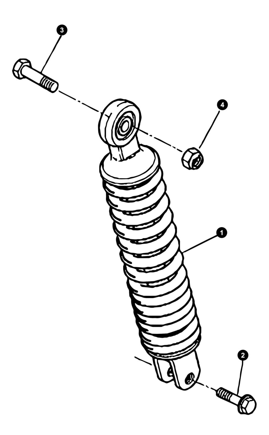 Image of Yamaha Aerox ab '13 Ersatzteile Stossdämpfer