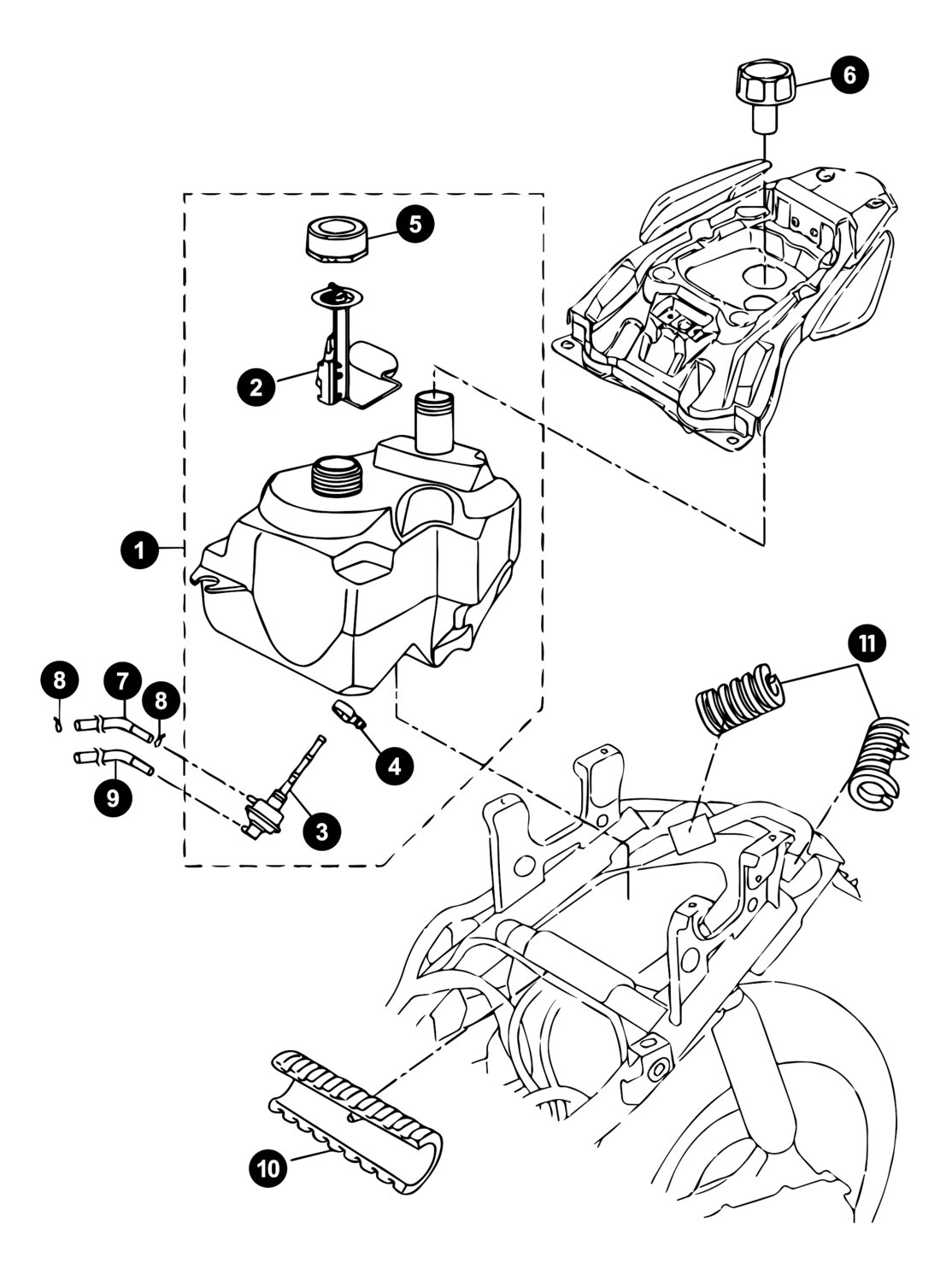 Image of Yamaha Aerox ab '13 Ersatzteile Benzintank
