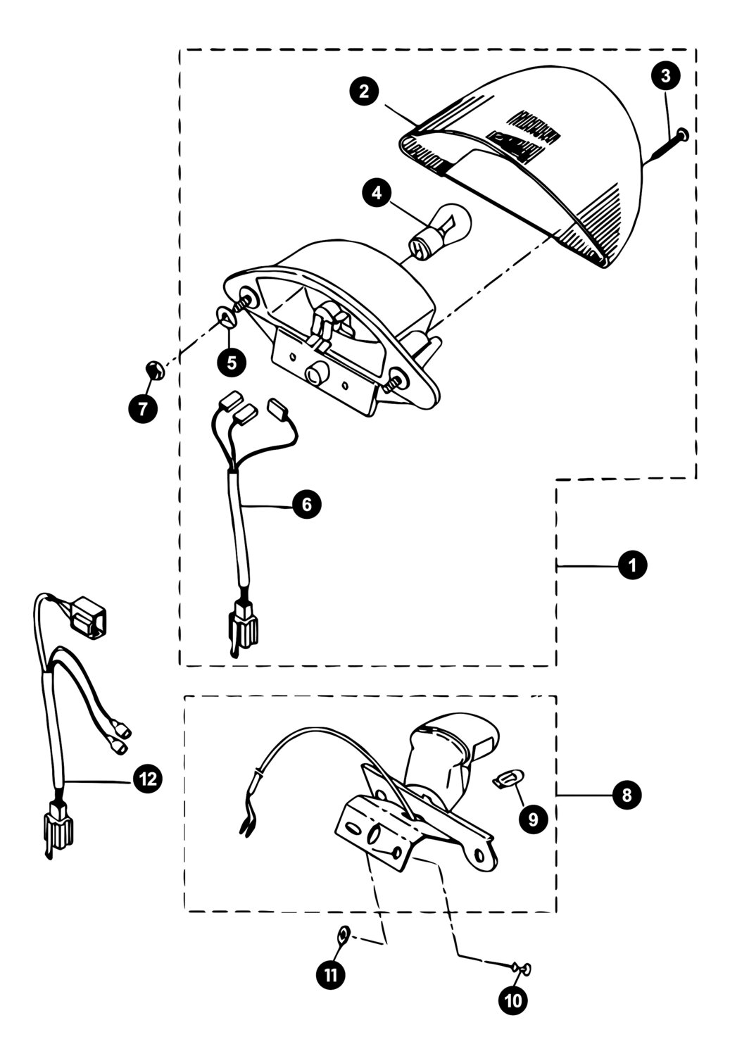 Image of Yamaha Aerox bis '13 Ersatzteile Rücklicht