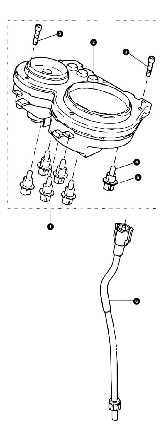 Image of Yamaha Aerox bis '13 Ersatzteile Tacho / Tachowelle