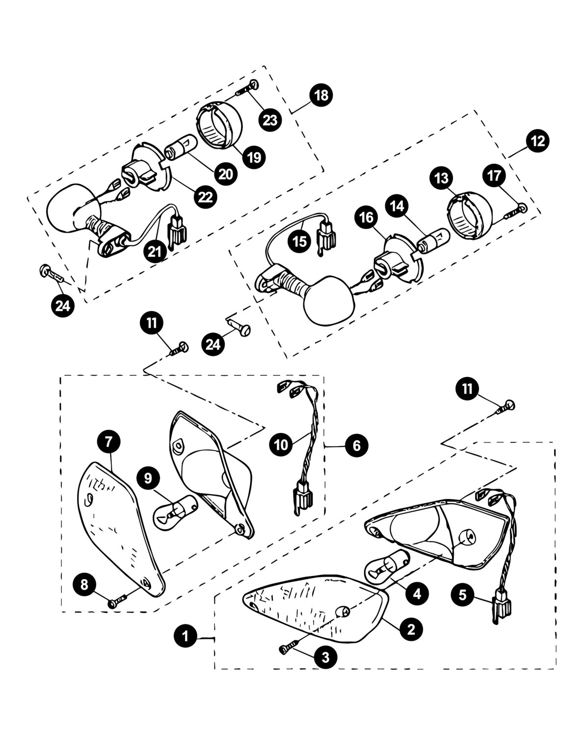 Image of Yamaha Aerox bis '13 Ersatzteile Blinker