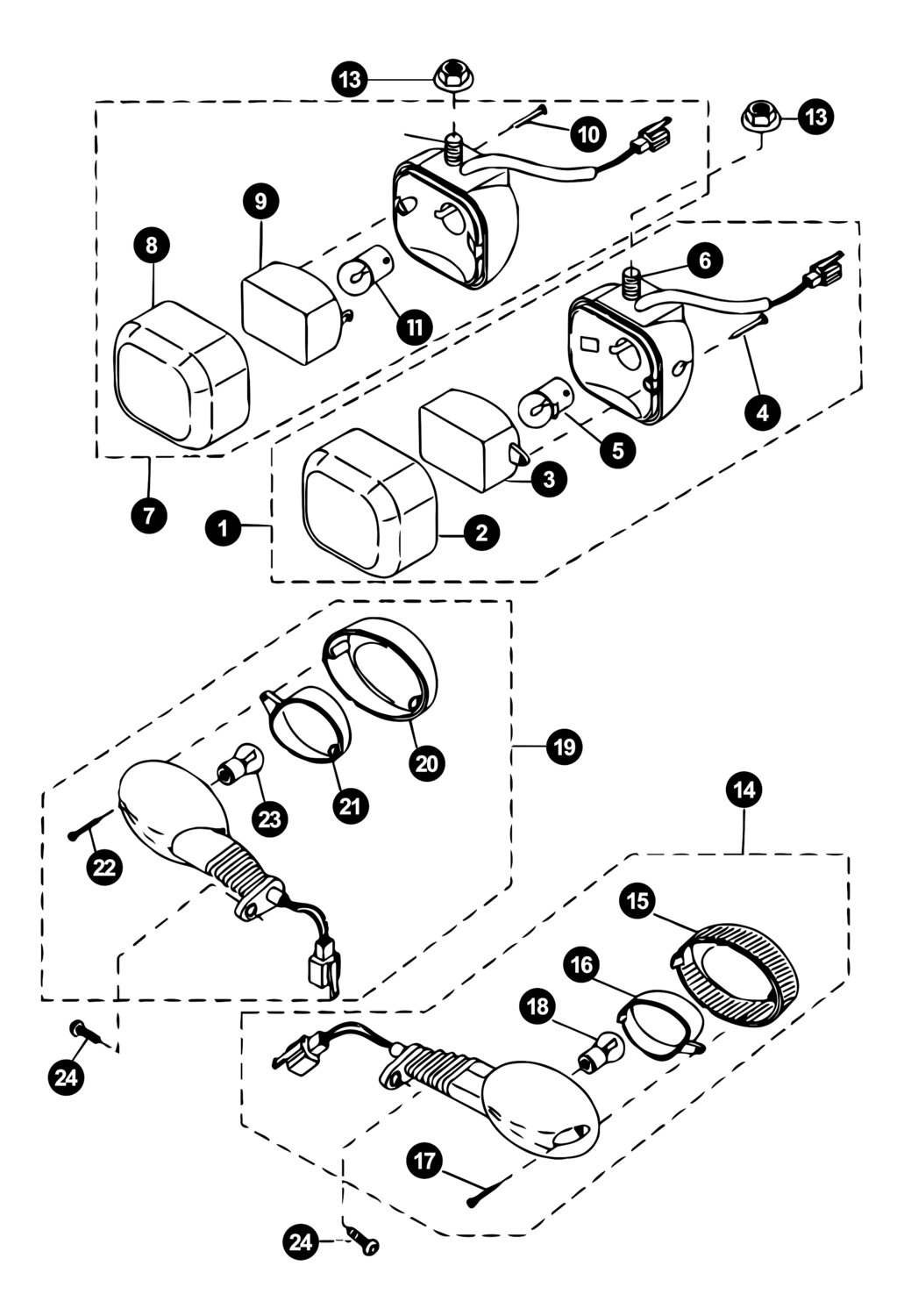 Image of Yamaha BWs Ersatzteile Blinker