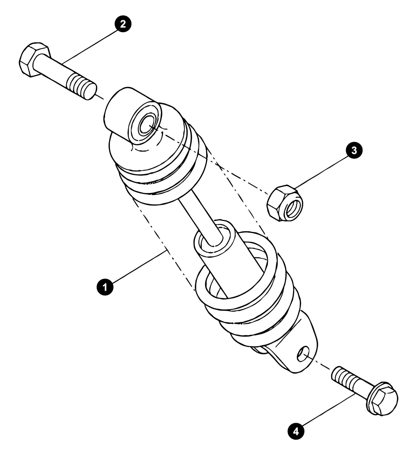 Image of Yamaha BWs Ersatzteile Stossdämpfer