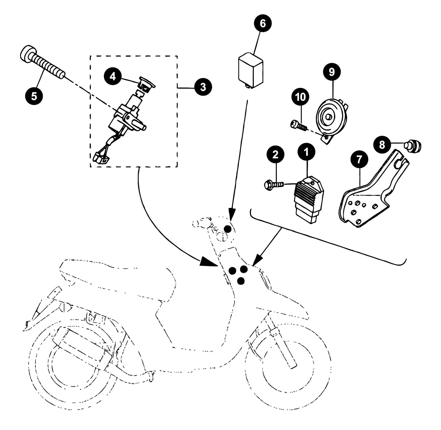 Image of Yamaha BWs Ersatzteile Elektrik 2