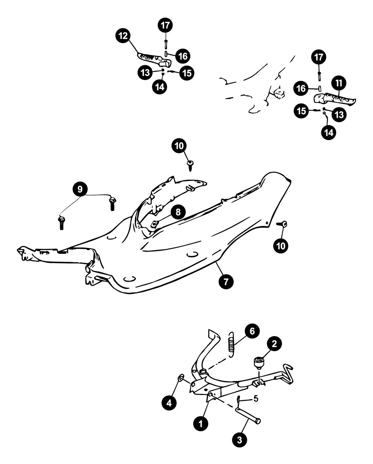 Image of Yamaha Jog Ersatzteile Trittbrett / Hauptständer