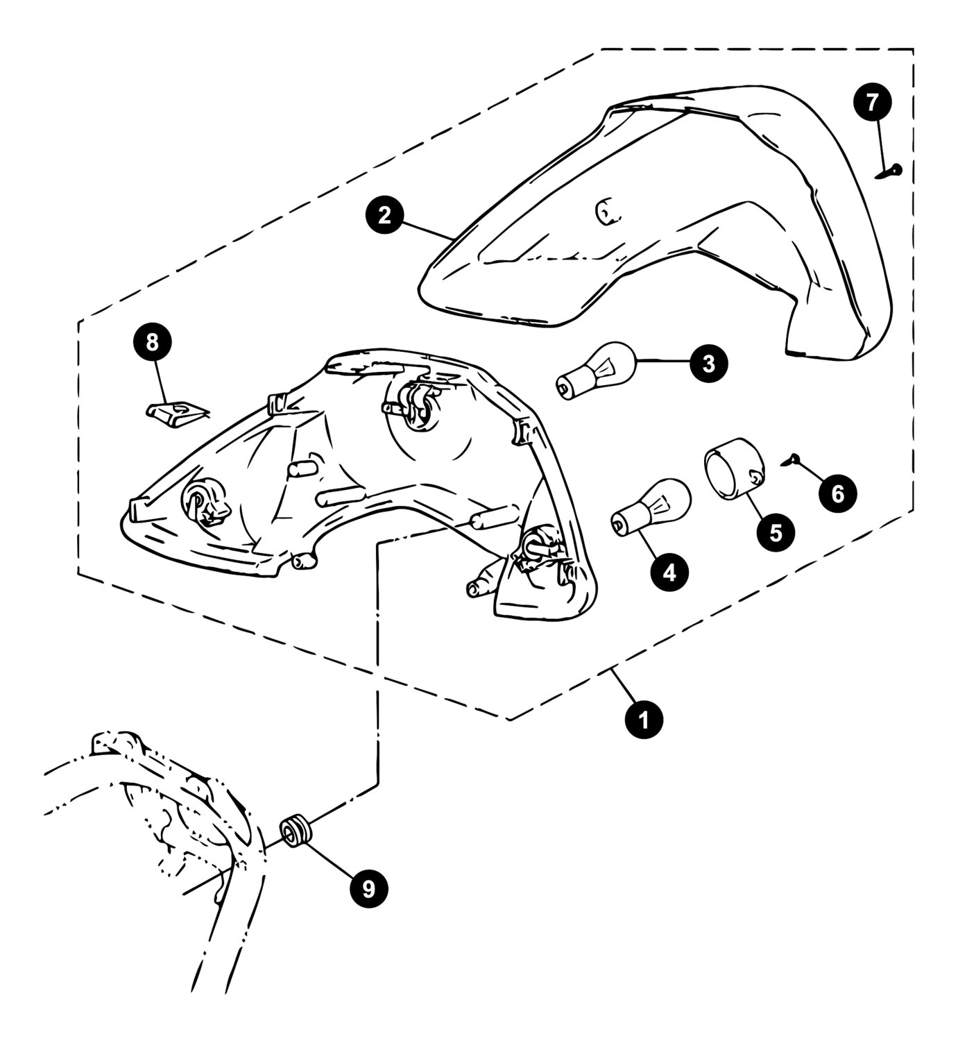 Image of Yamaha Jog Ersatzteile Rücklicht