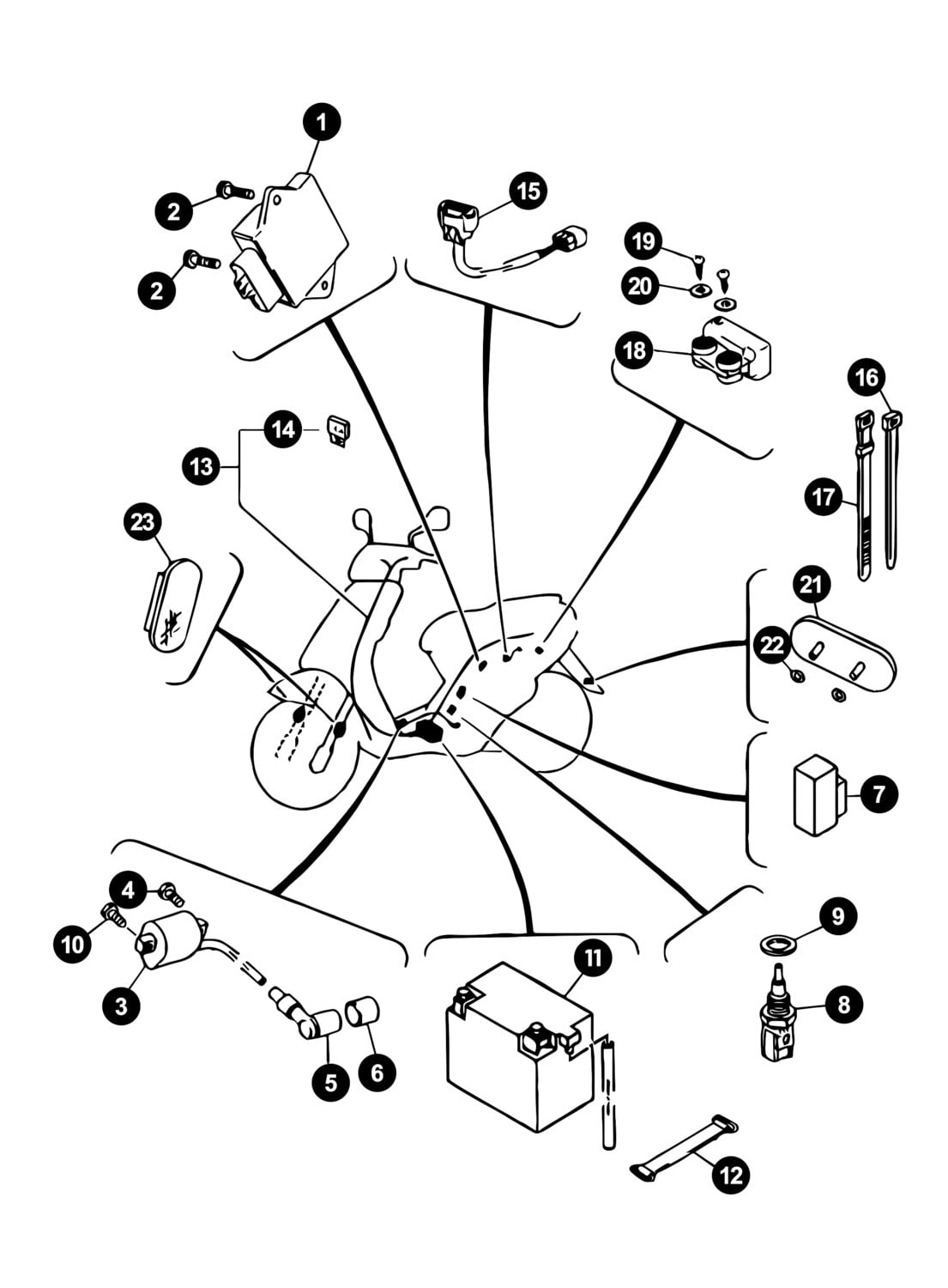 Image of Yamaha Neos ab '08 Ersatzteile Elektrik 4-Takt 2