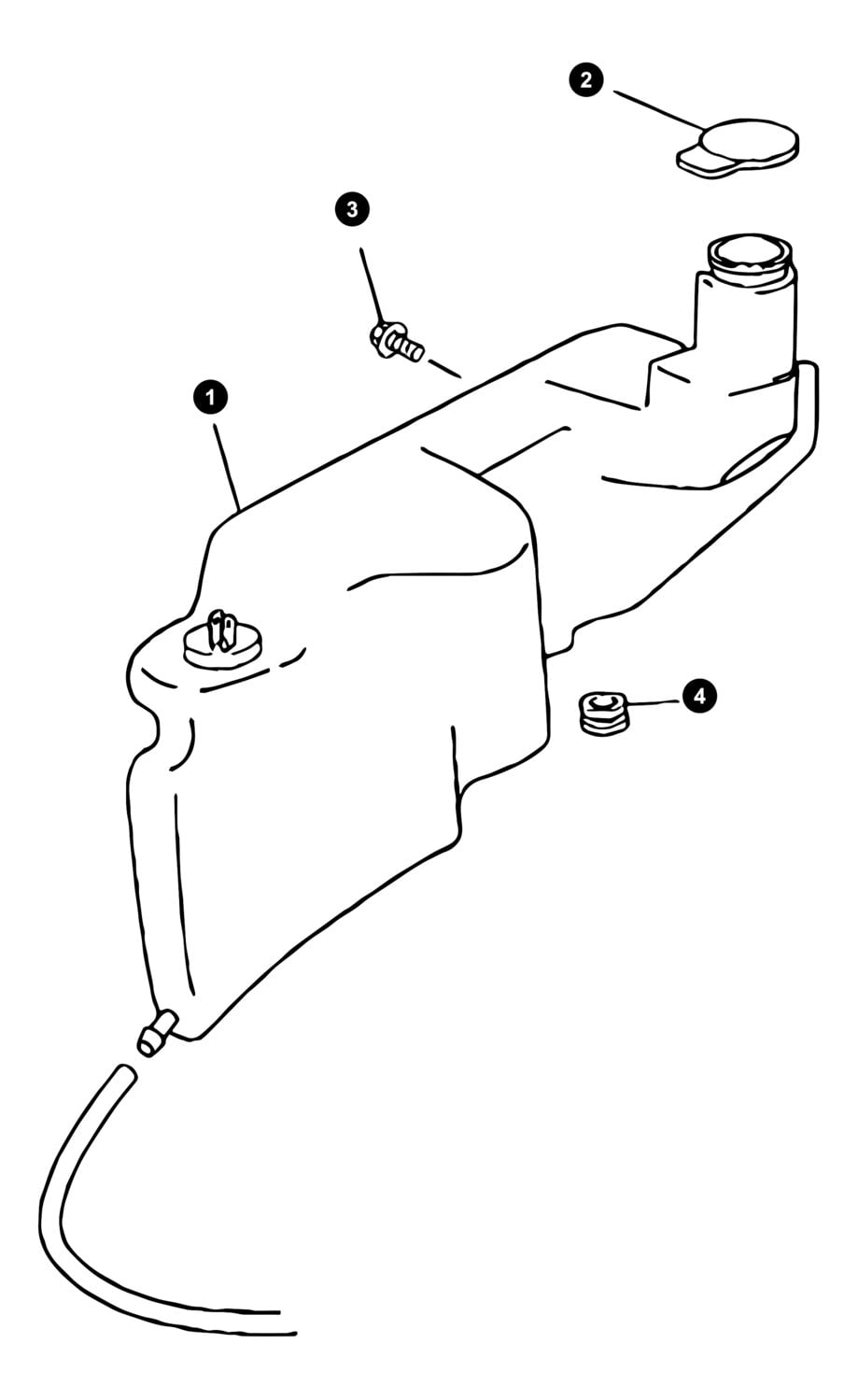 Image of Yamaha Neos ab '08 Ersatzteile Öltank
