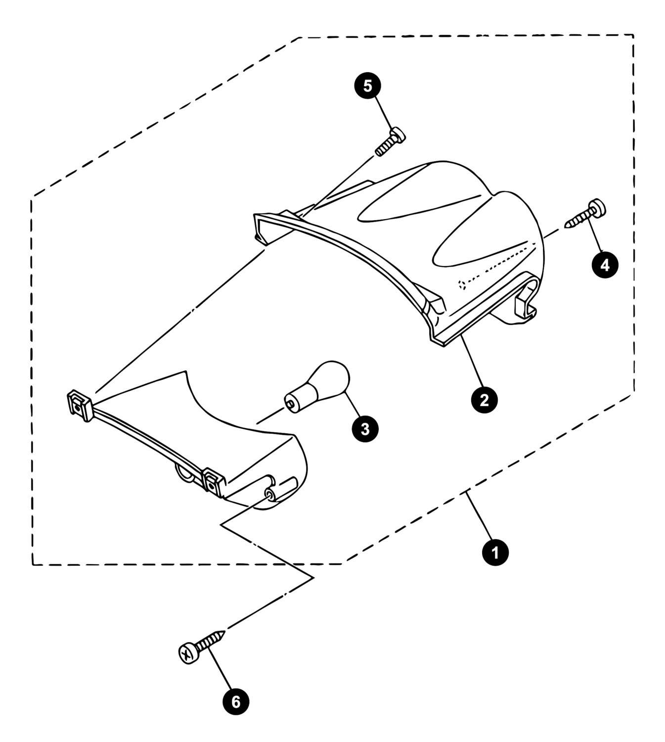 Image of Yamaha Neos bis '08 Ersatzteile Rücklicht / Blinker