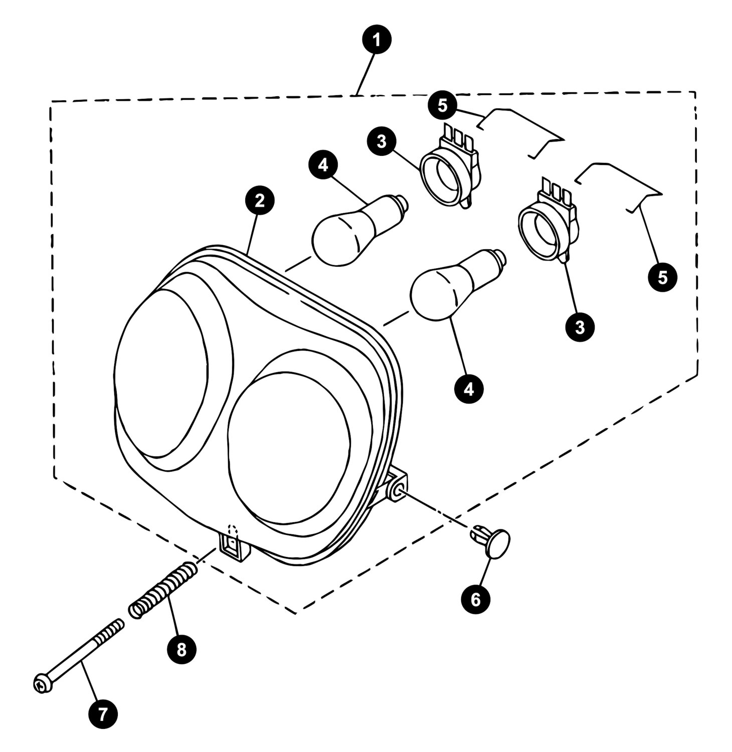 Image of Yamaha Neos bis '08 Ersatzteile Scheinwerfer