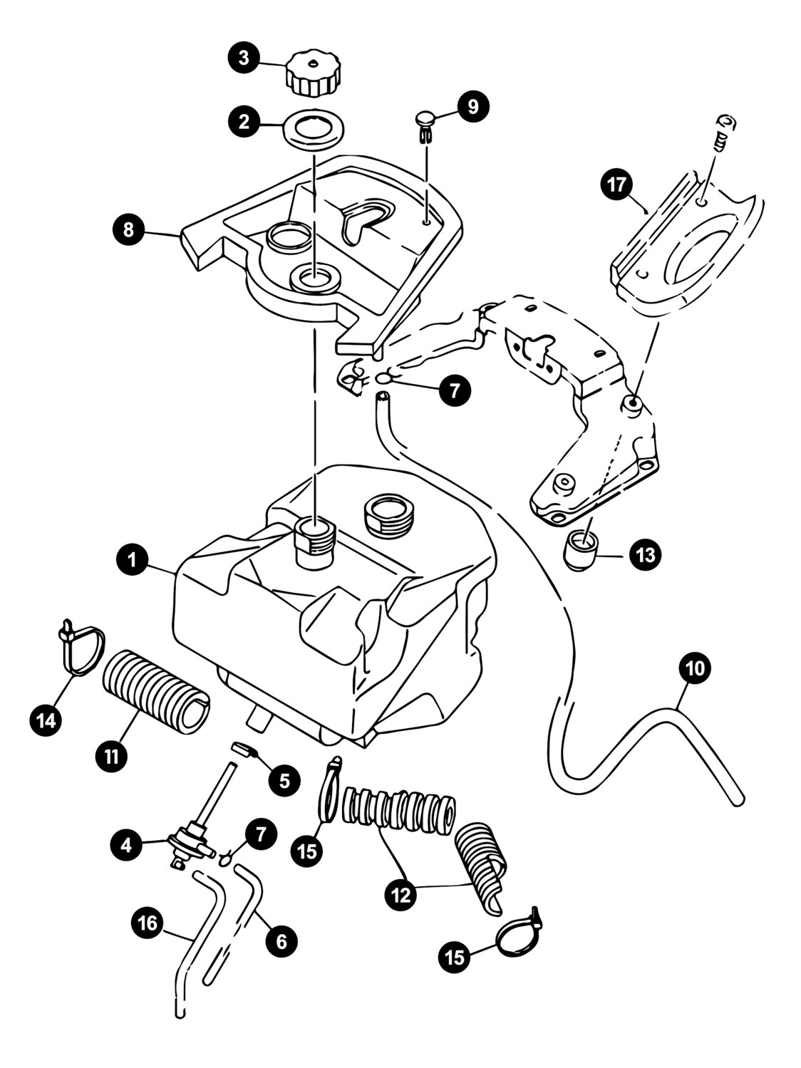 Image of Yamaha Neos bis '08 Ersatzteile Benzintank