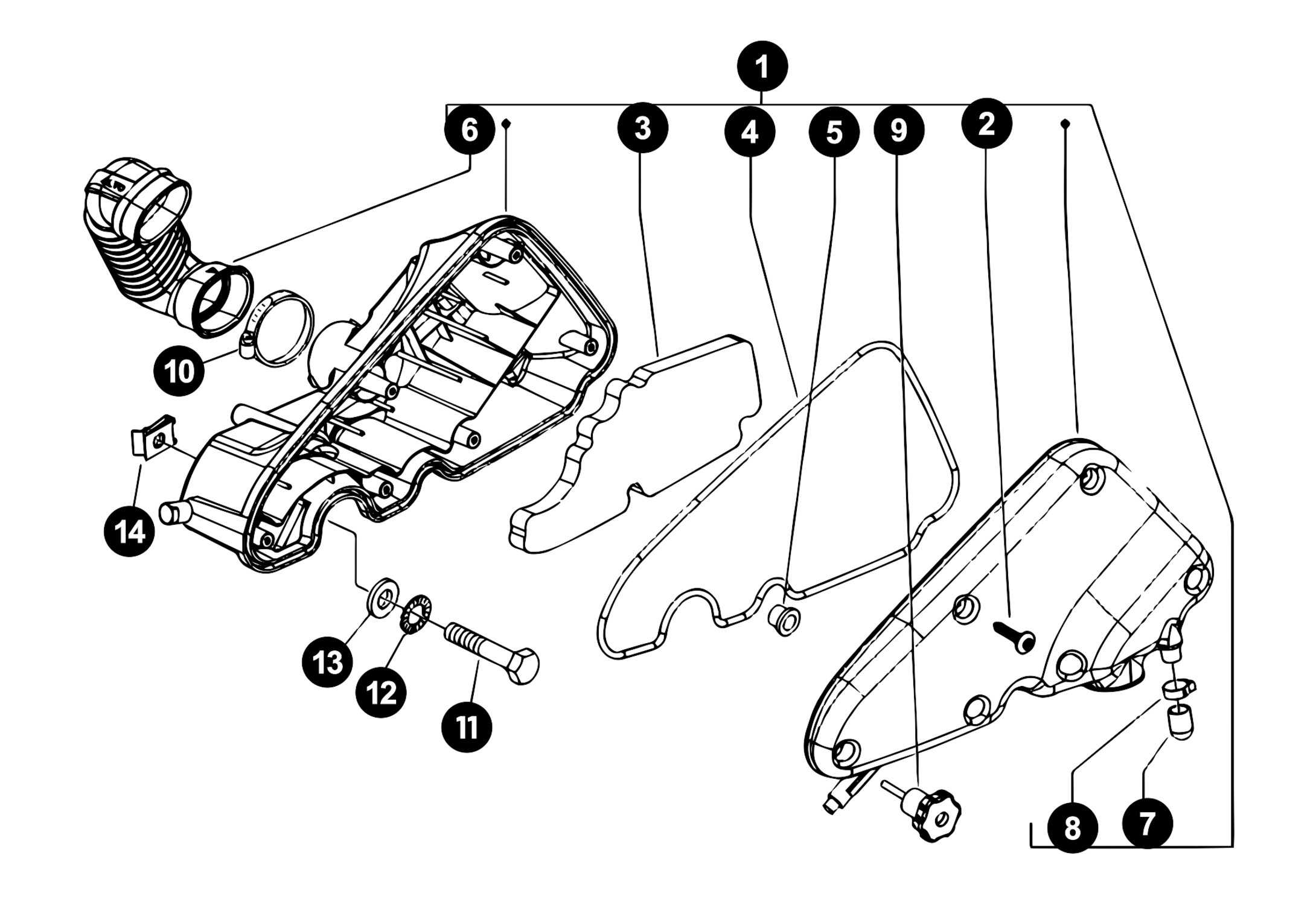 Image of Piaggio Fly '12 - '15 Ersatzteile Luftfilter