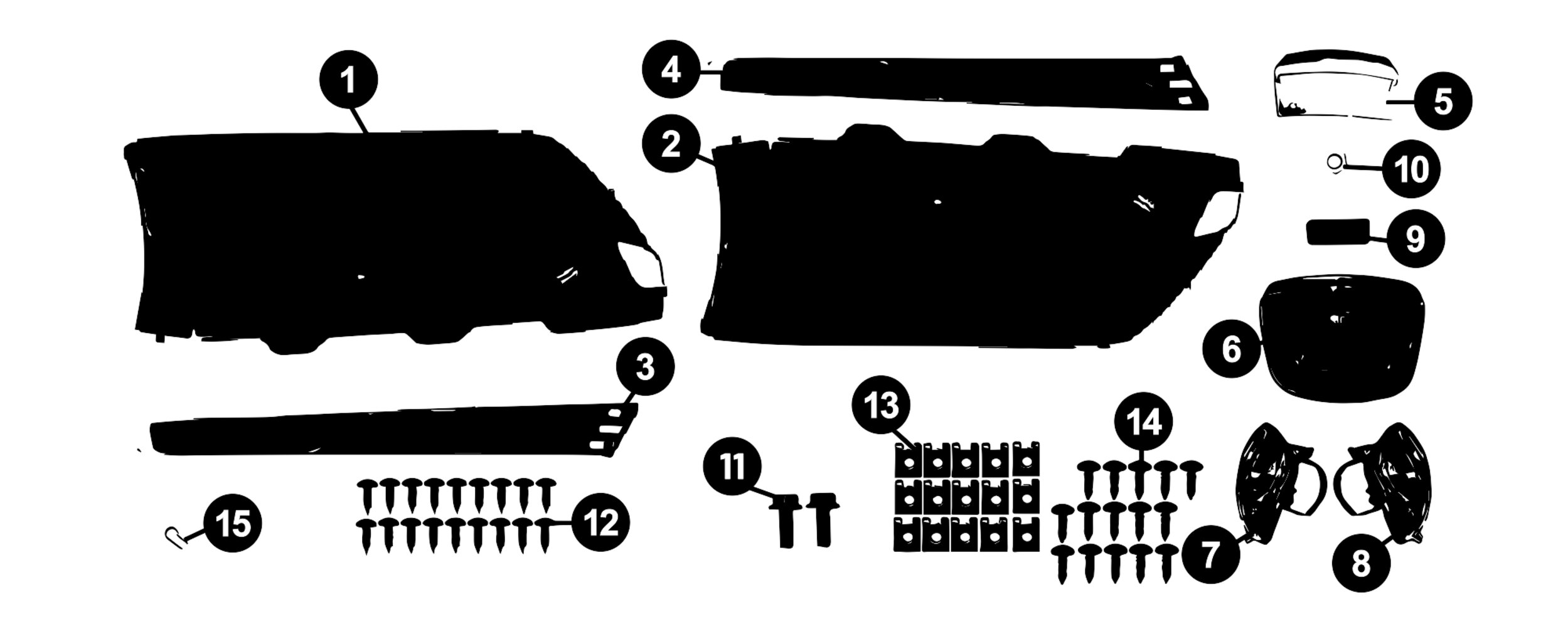 Image of Kreidler Flory Ersatzteile Seitenverkleidung