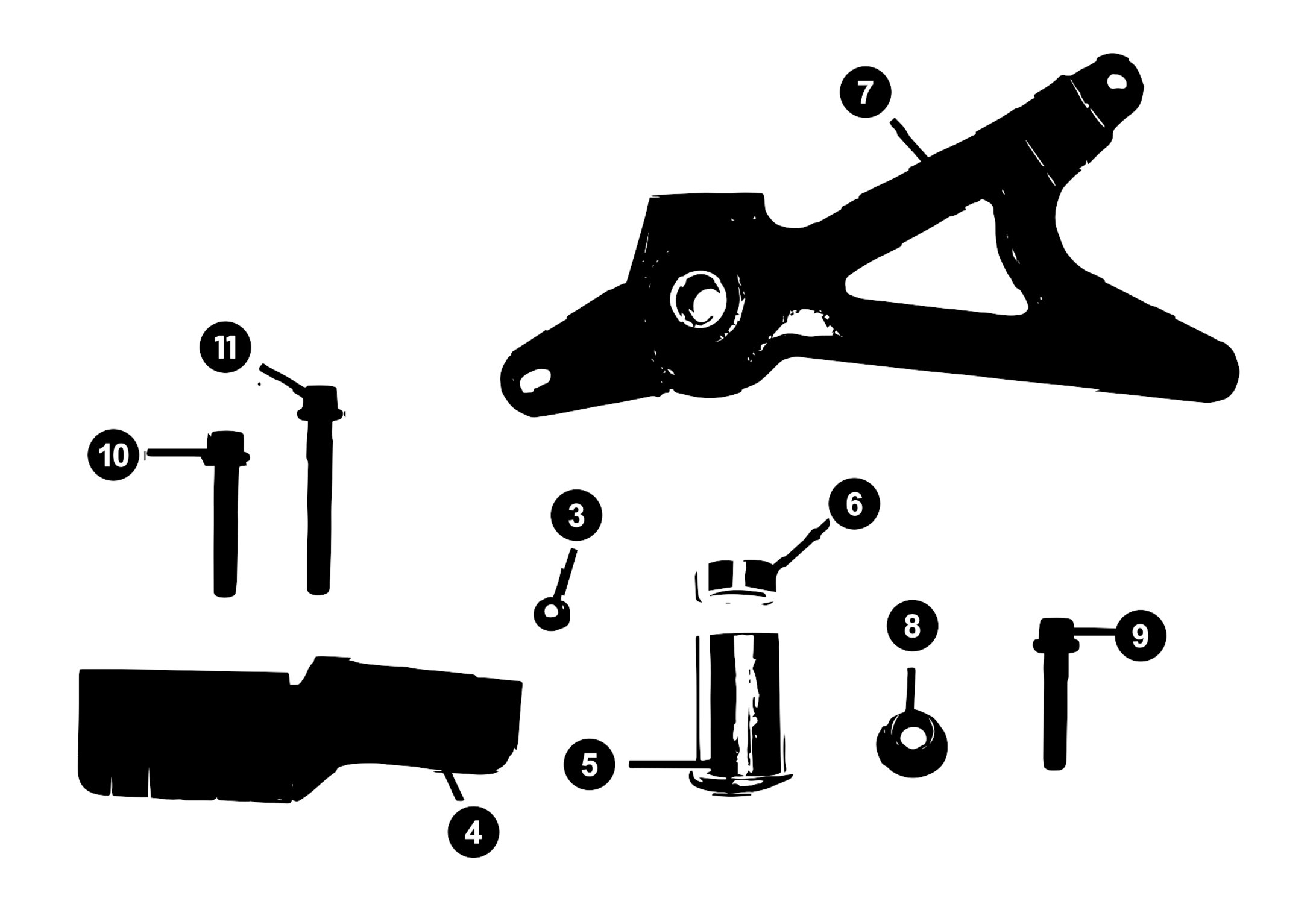 Image of Kreidler Flory Ersatzteile Auspuffhalterung