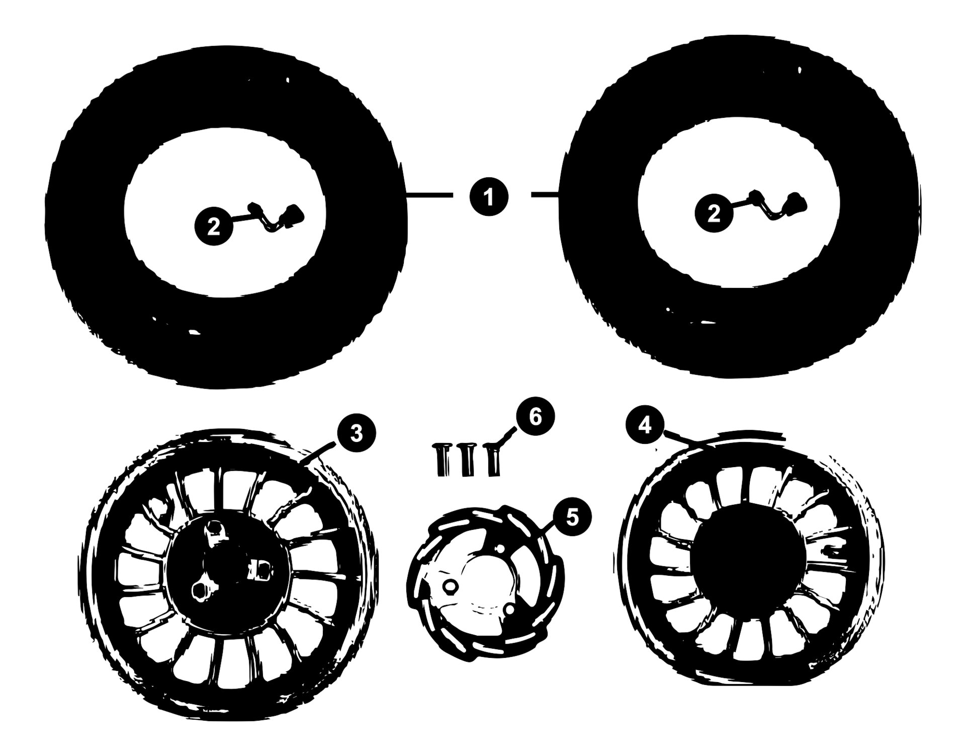 Image of Kreidler Flory Ersatzteile Räder