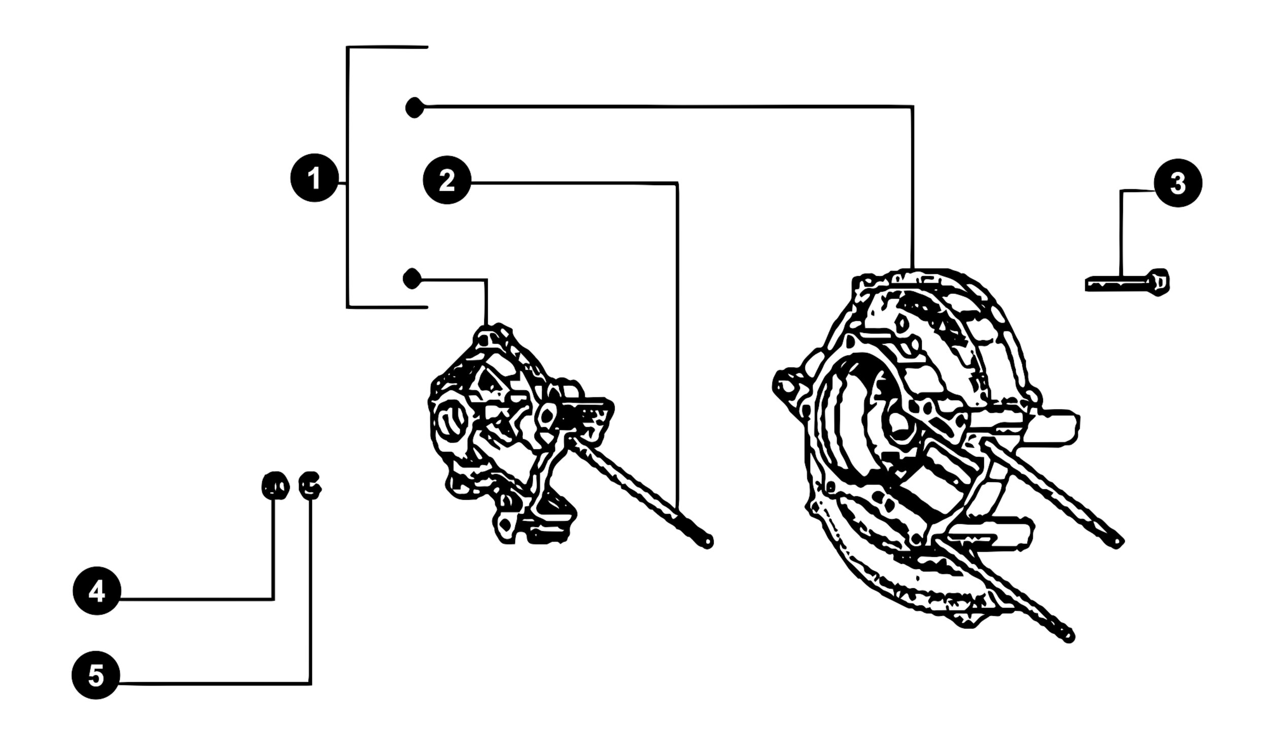 Image of Piaggio / Vespa Ciao Ersatzteile Motorgehäuse