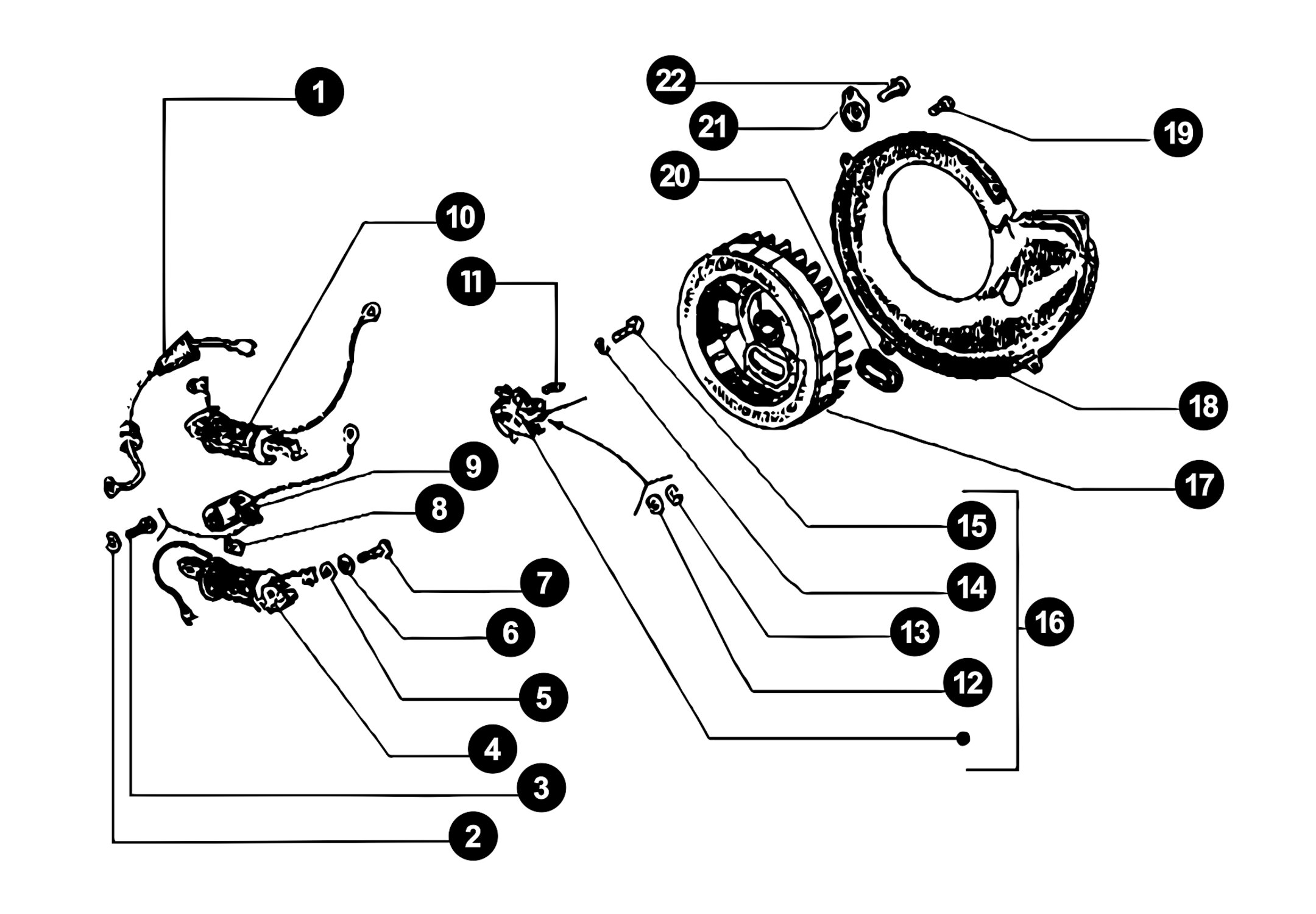 Image of Piaggio / Vespa Ciao Ersatzteile Zündung
