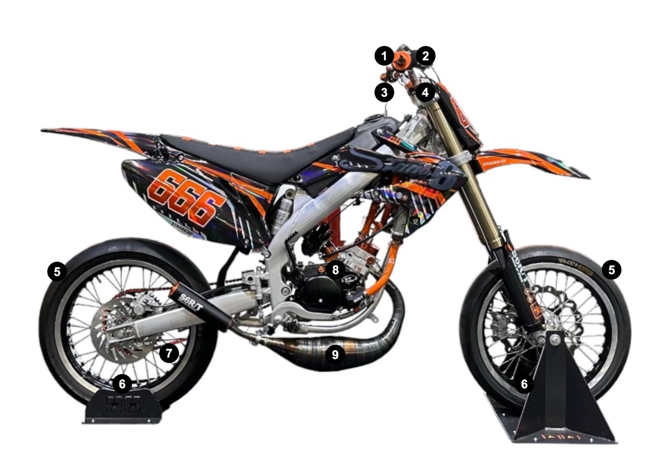 Image of Honda HM Derapage Stage6 R/T95cc