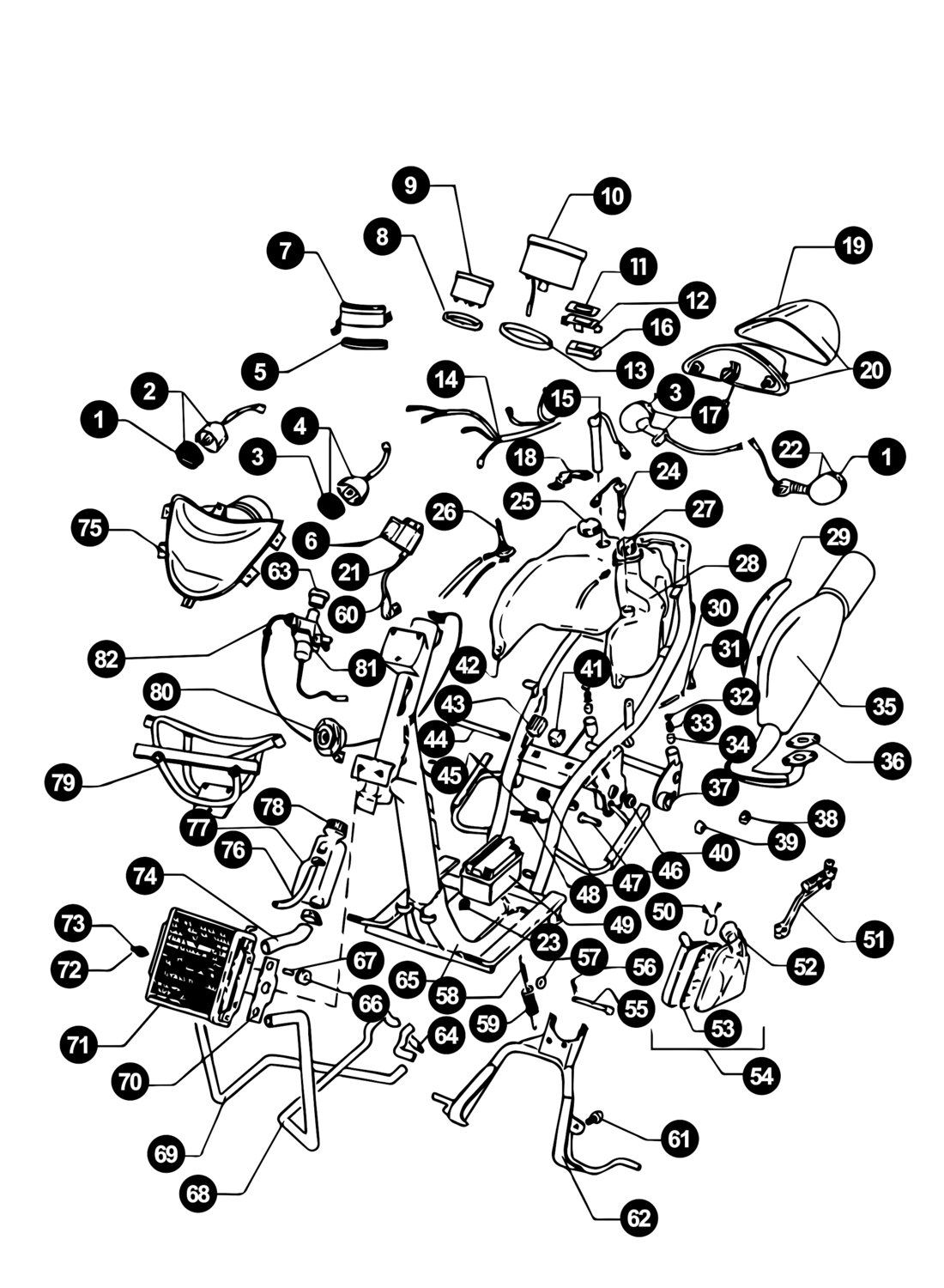 Image of Beta Eikon Ersatzteile Fahrgestell / Elektrik