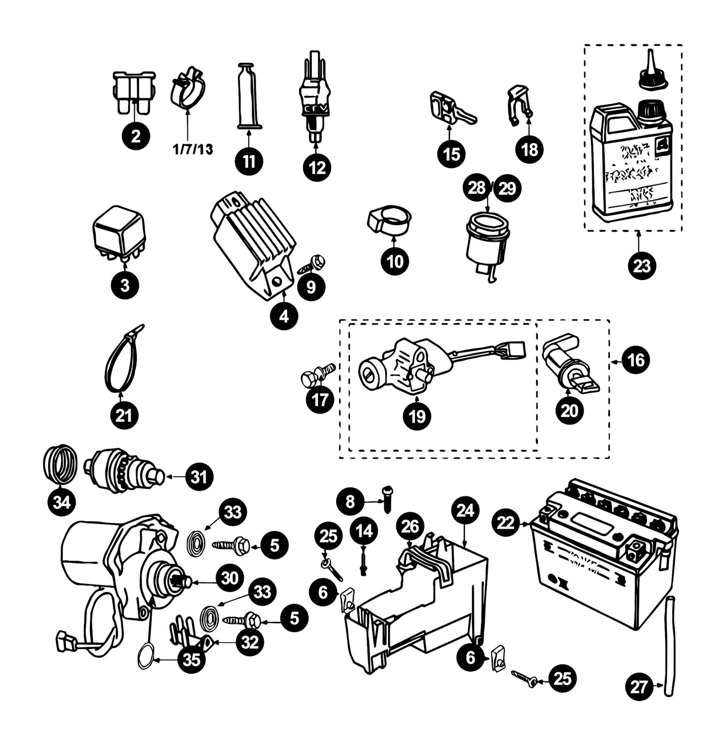 Image of Peugeot Speedfight 2 Ersatzteile Elektrik