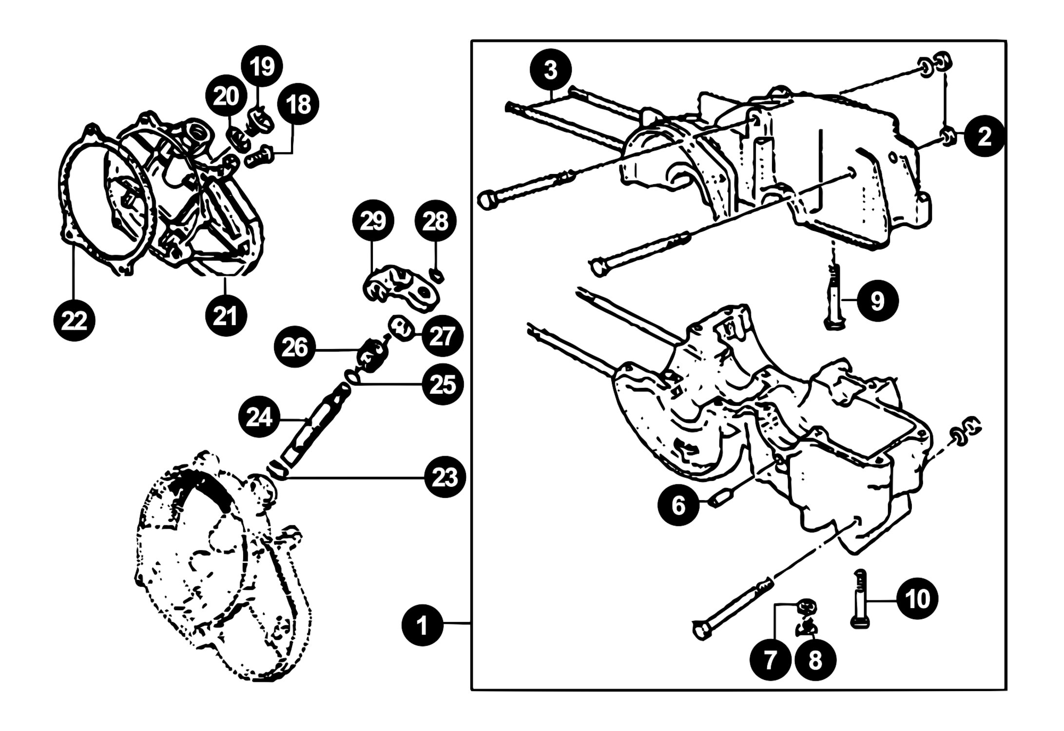 Image of Puch Motor Automatik (Maxi) Ersatzteile Motorgehäuse