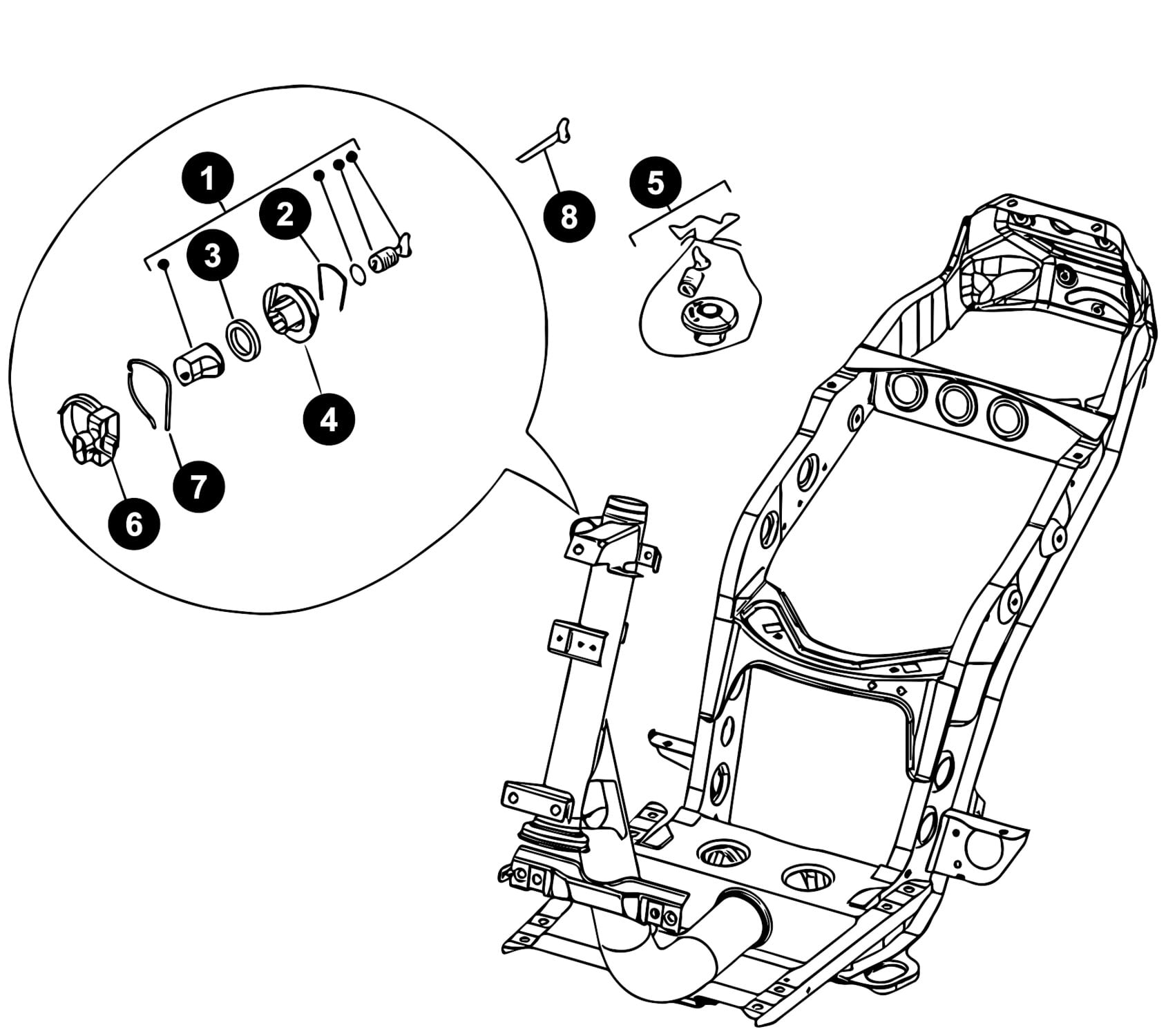 Image of Piaggio Fly '12 - '15 Ersatzteile Zündschloss