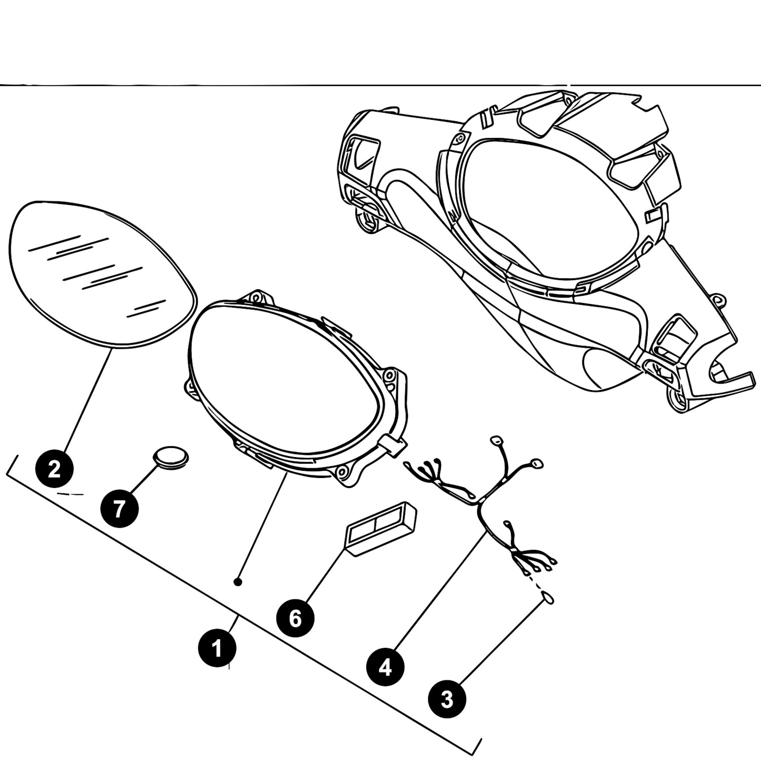 Image of Piaggio Fly '12 - '15 Ersatzteile Tacho