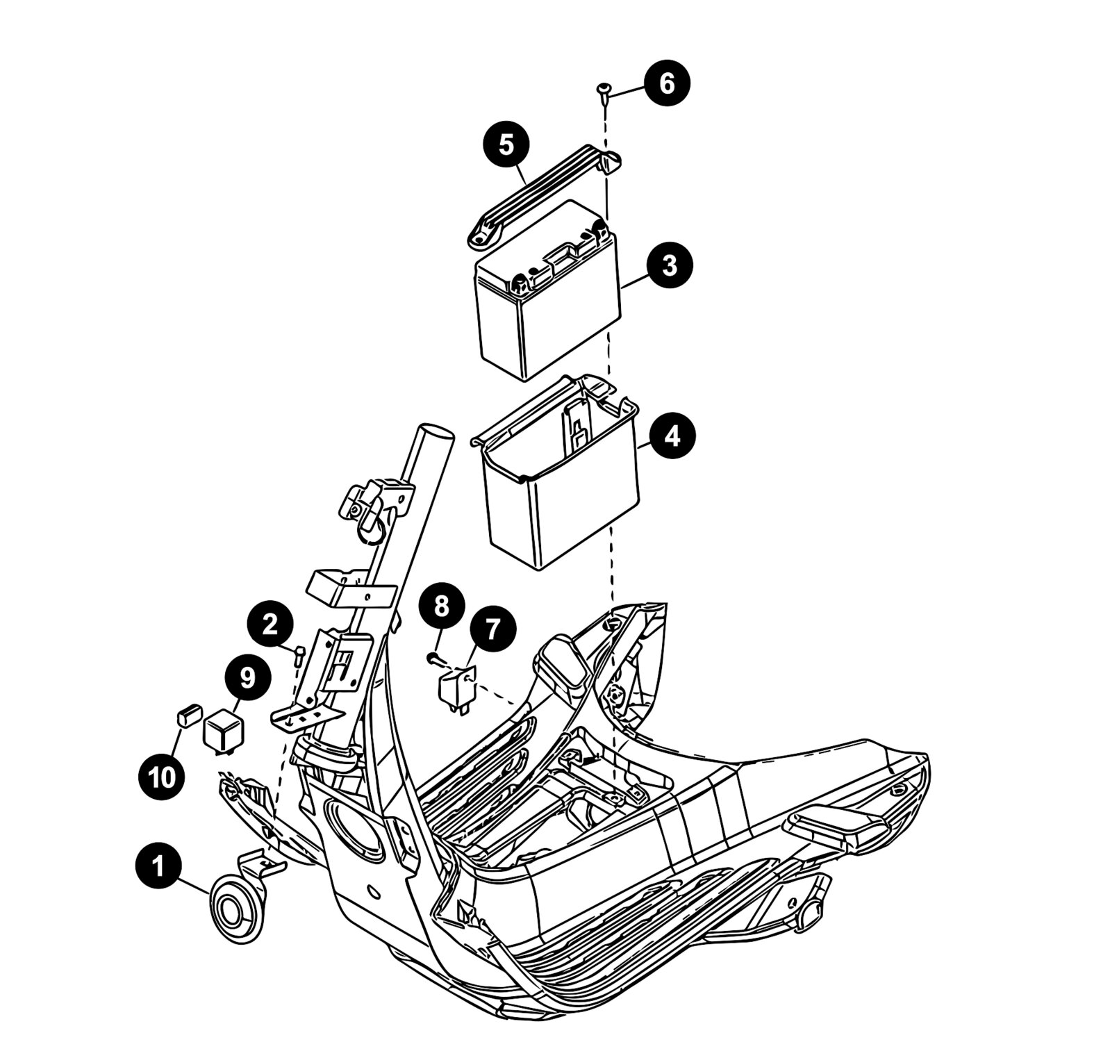 Image of Vespa LX 50 Ersatzteile Elektrik 2-Takt