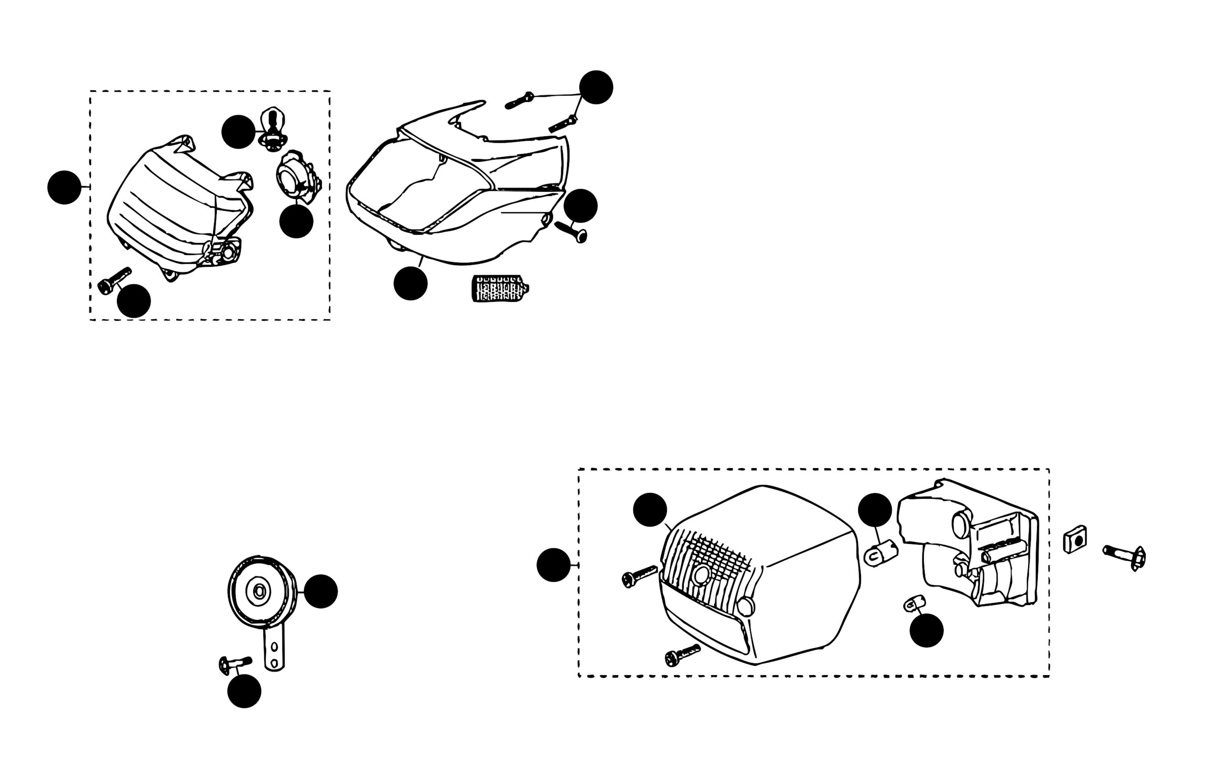 Image of Peugeot Fox / FXR Ersatzteile Lichter