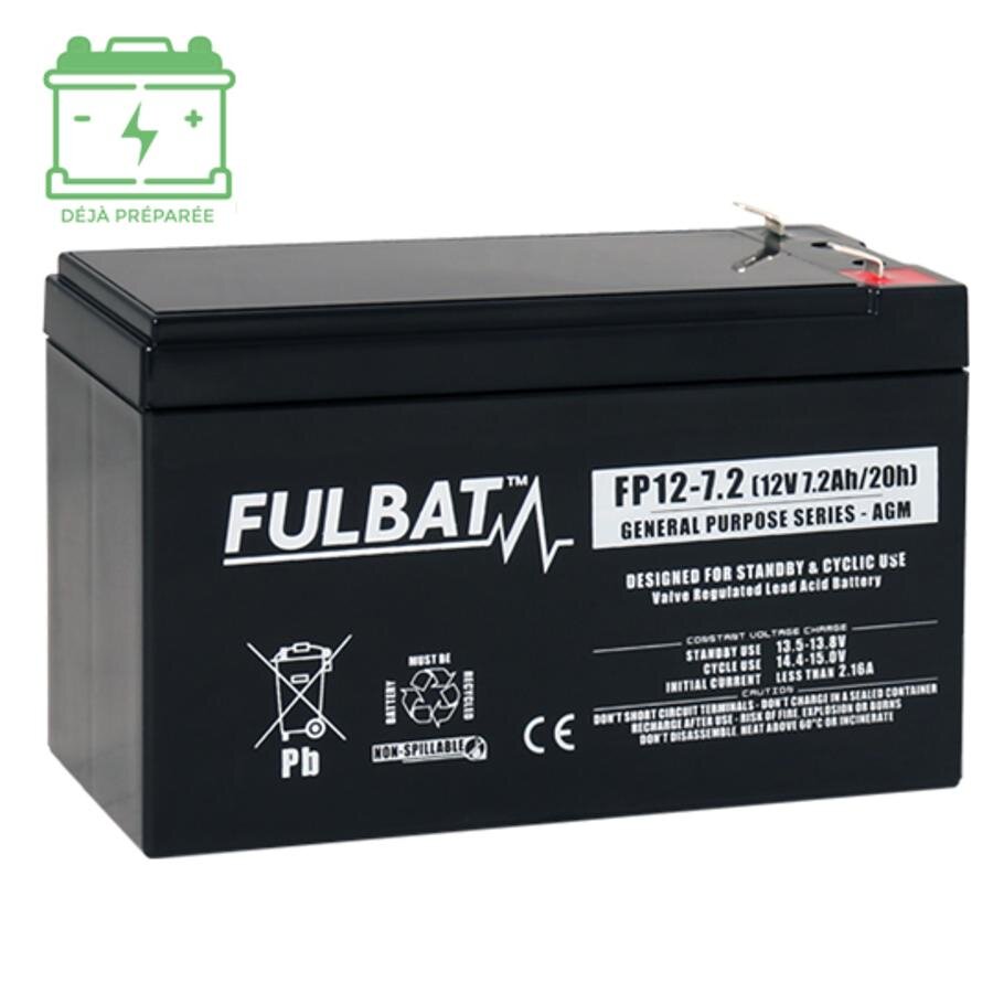 Image of Batterie AGM 12V - 7,2Ah Fulbat FP12-7.2