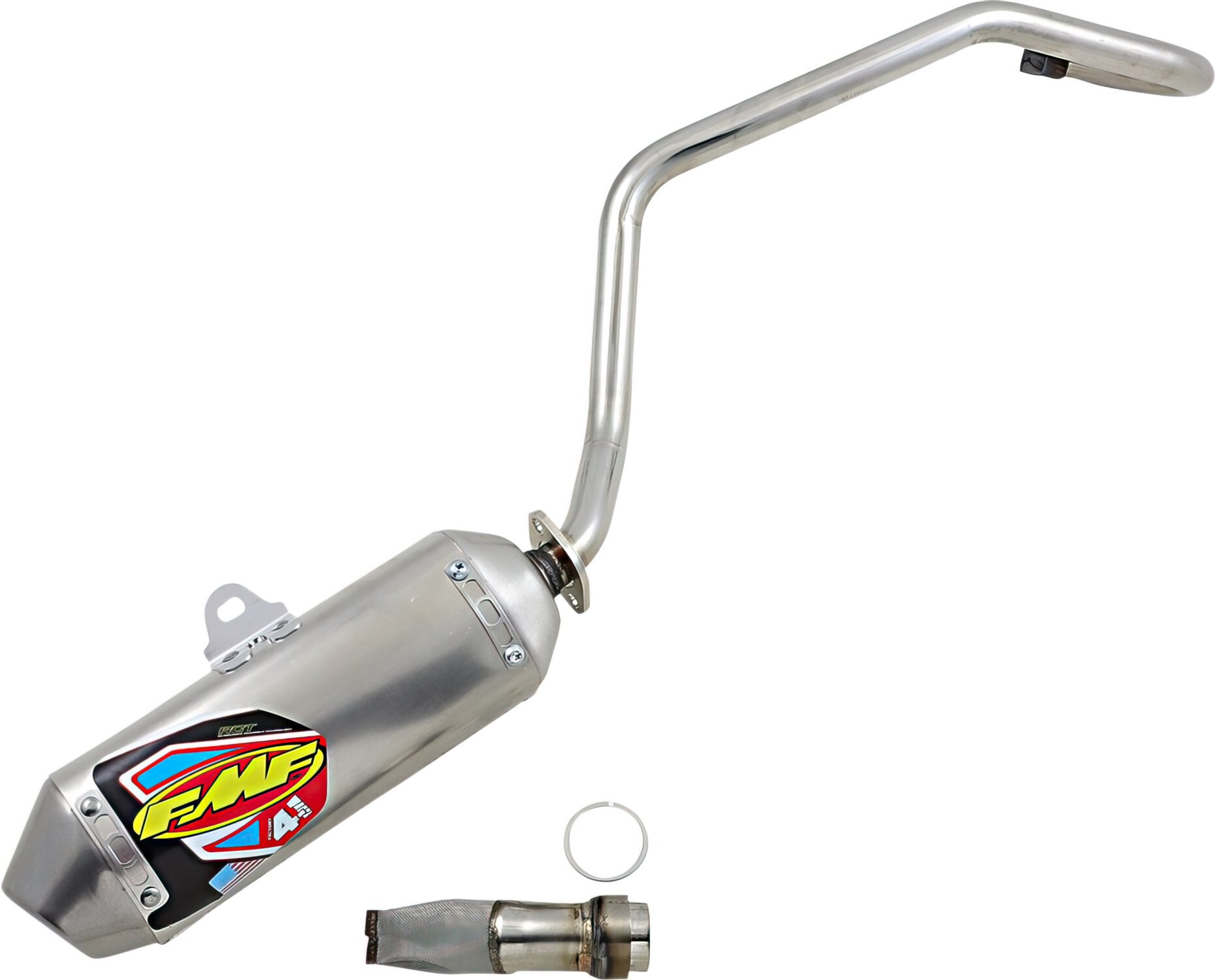Image of Komplettanlage FMF Factory 4.1 Edelstahl / alu KLX 110