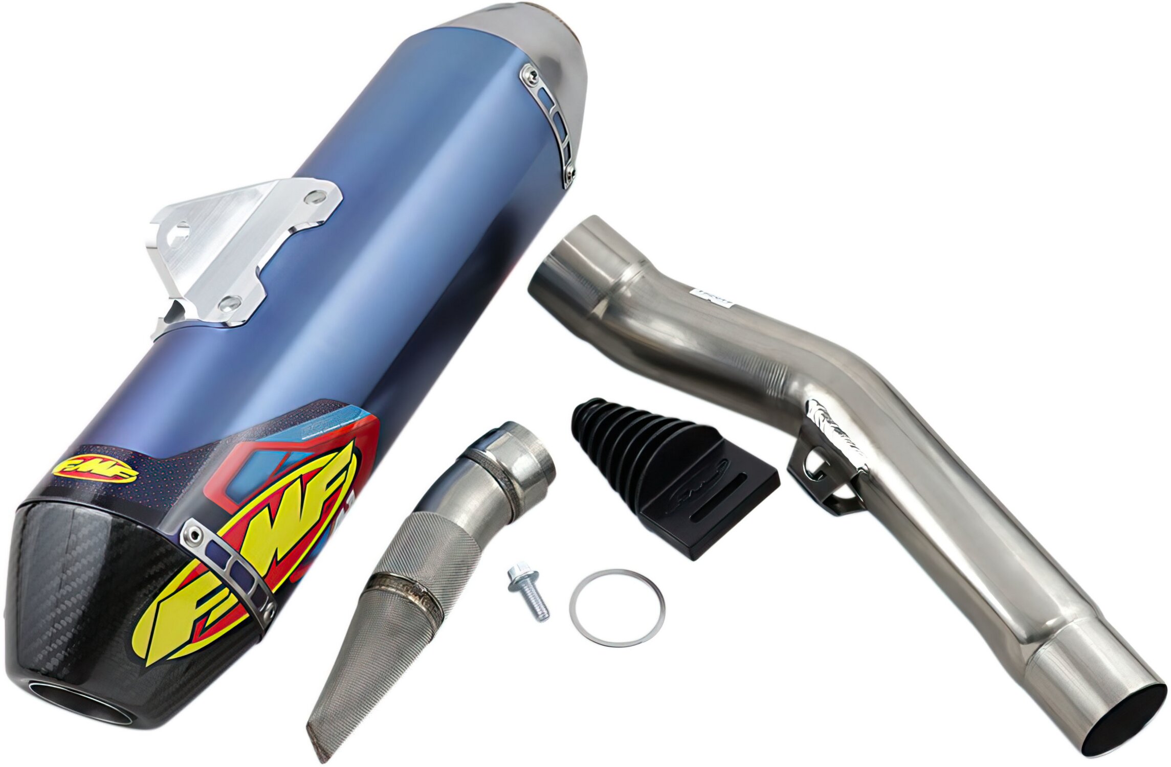 Image of Endschalldämpfer FMF Factory 4.1 titan / Alu KXF 250 2017-2020