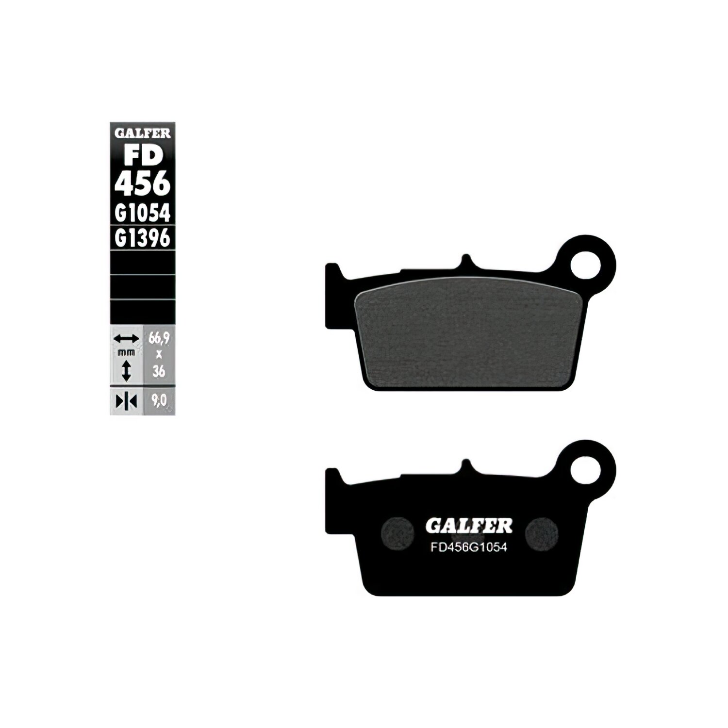 Image of Bremsbeläge halbmetallisch Galfer Beta RR