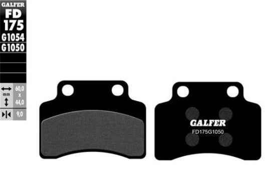 Image of Bremsbeläge Galfer halbmetallisch Kymco / Keeway / CPI