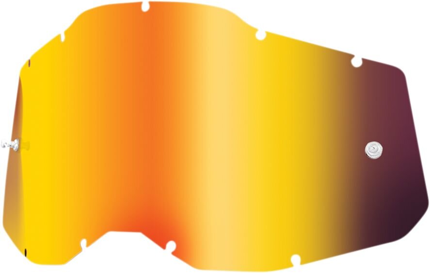 Image of Ersatzglas 100% Racecraft 2 / Accuri 2 / Strata 2 rot verspiegelt