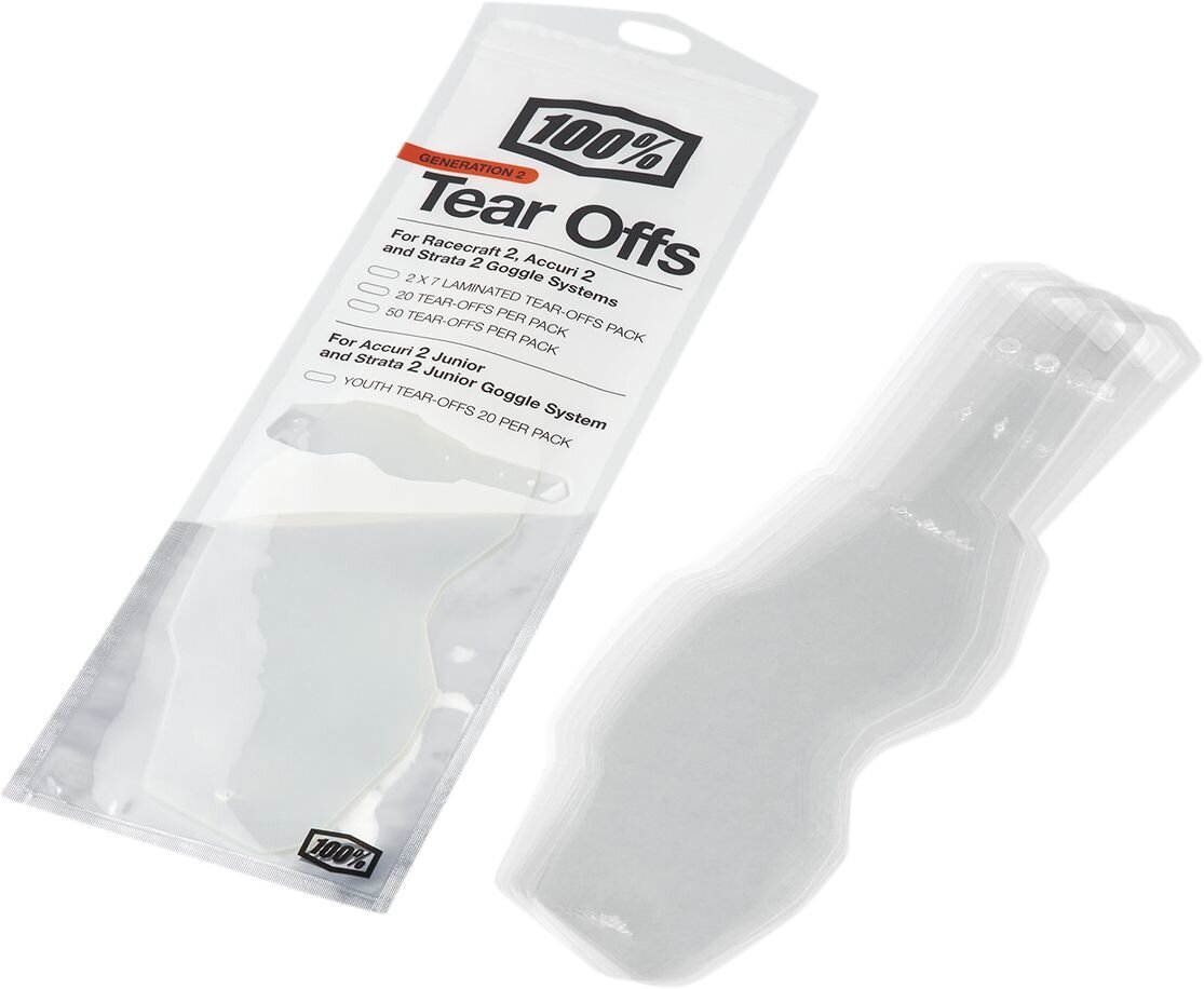 Image of Tear Offs 100% Accuri 2 / Strata 2 Kids (20x Pack)