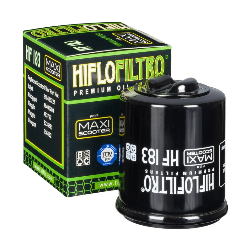 Image of Ölfilter Hiflofiltro HF183 Piaggio / Vespa 125cc - 300cc