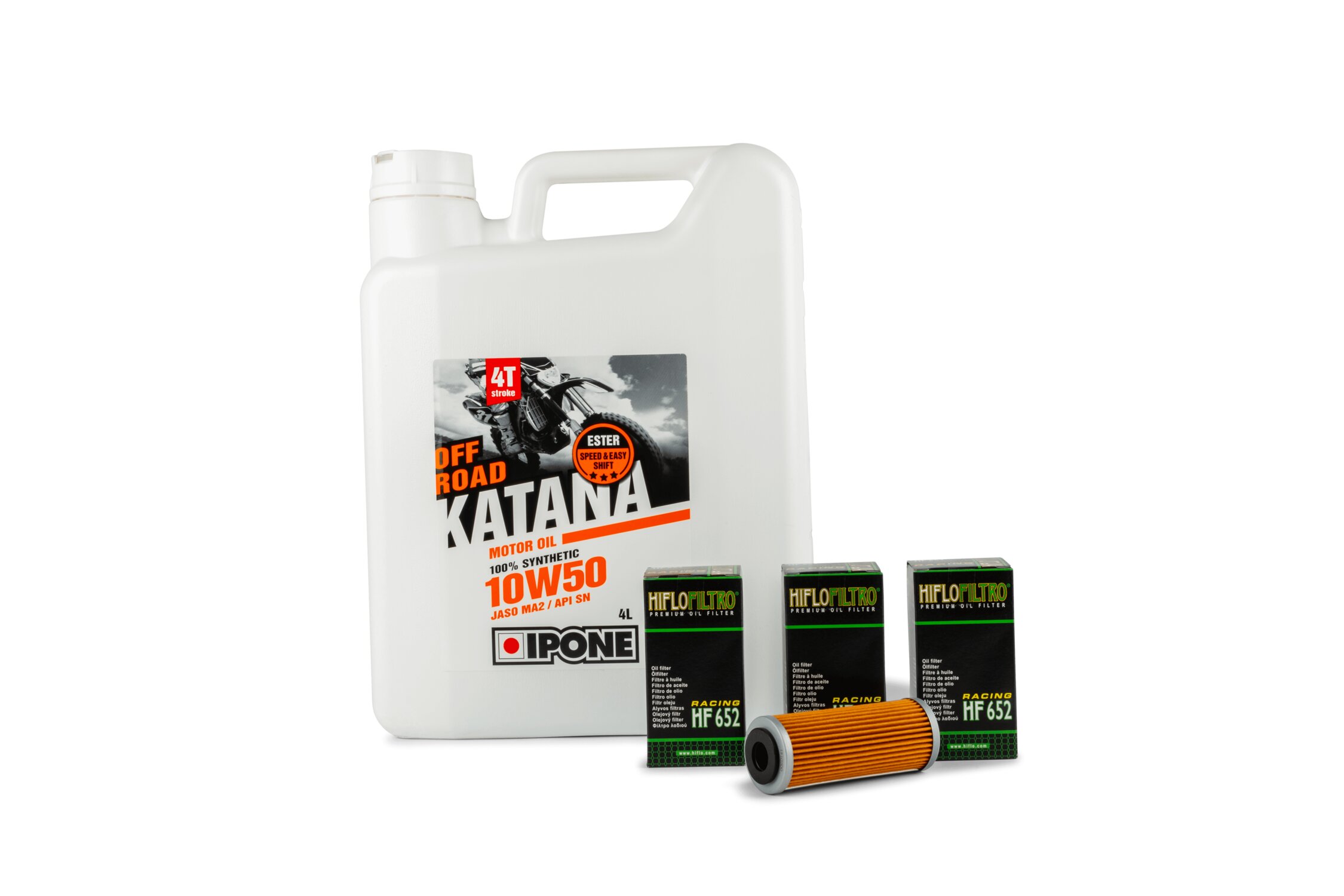 Image of Ölwechsel Service Kit (3 Filter) Ipone 10W50 450 SXF / FC / MC