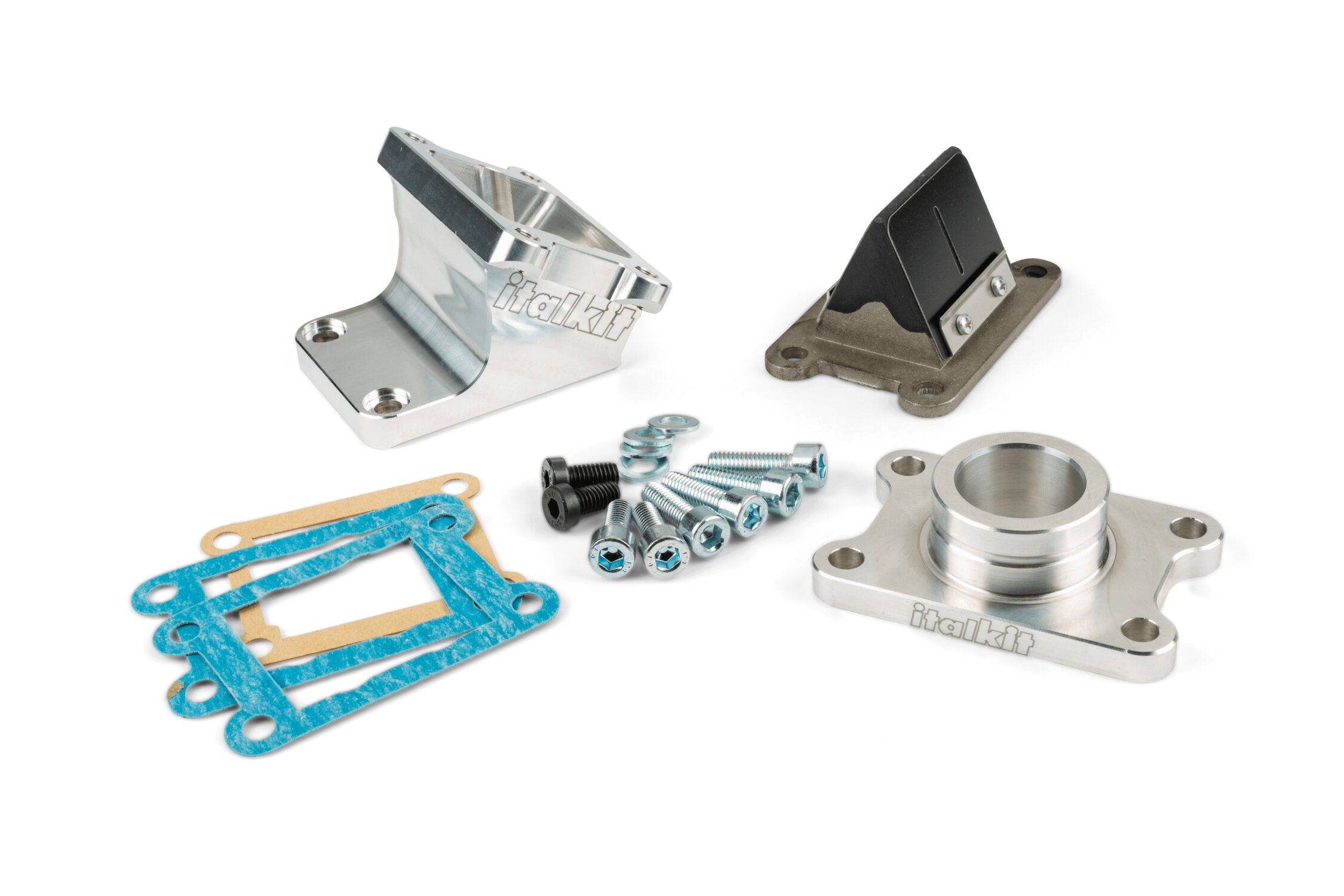Image of Einlasskit Italkit Big Valve Metallflansch AW 35mm Derbi Variant Start