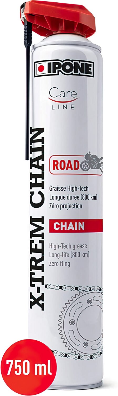 Image of Kettenfett Straße Ipone X-Trem Chain Road Spray 750ml