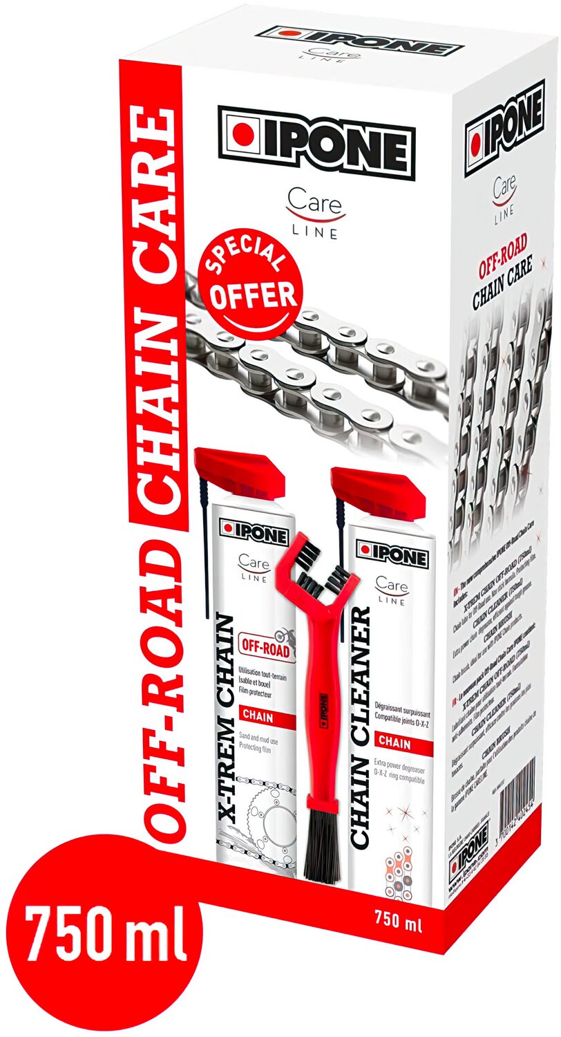 Image of Kettenpflege Kit Offroad Ipone Care Line
