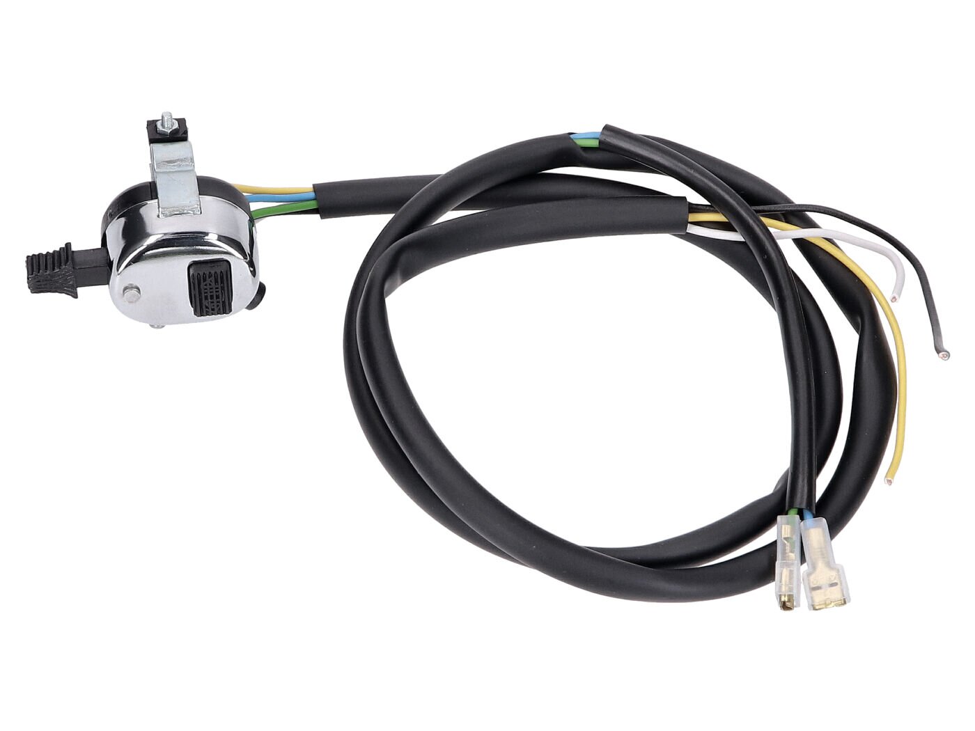Image of Schaltereinheit verchromt 3 Funktionen mit Kabel Mofa