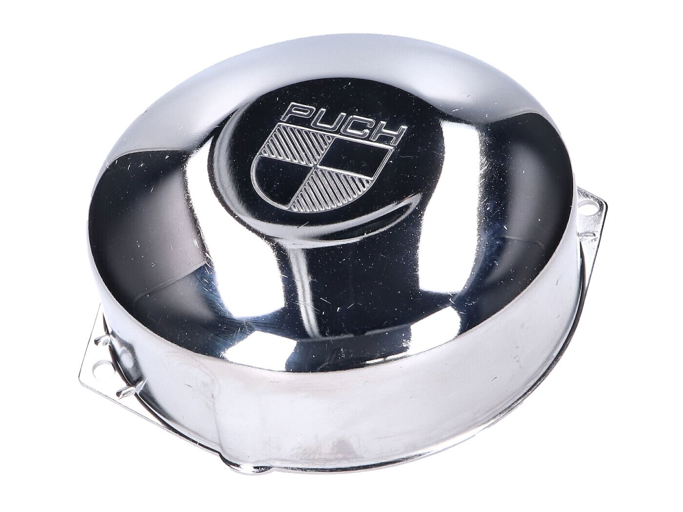 Image of Zündungsdeckel verchromt mit Logo Puch Maxi