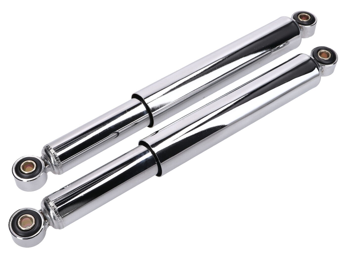 Image of Stoßdämpfer Satz geschlossen Chrom 360mm Mofa