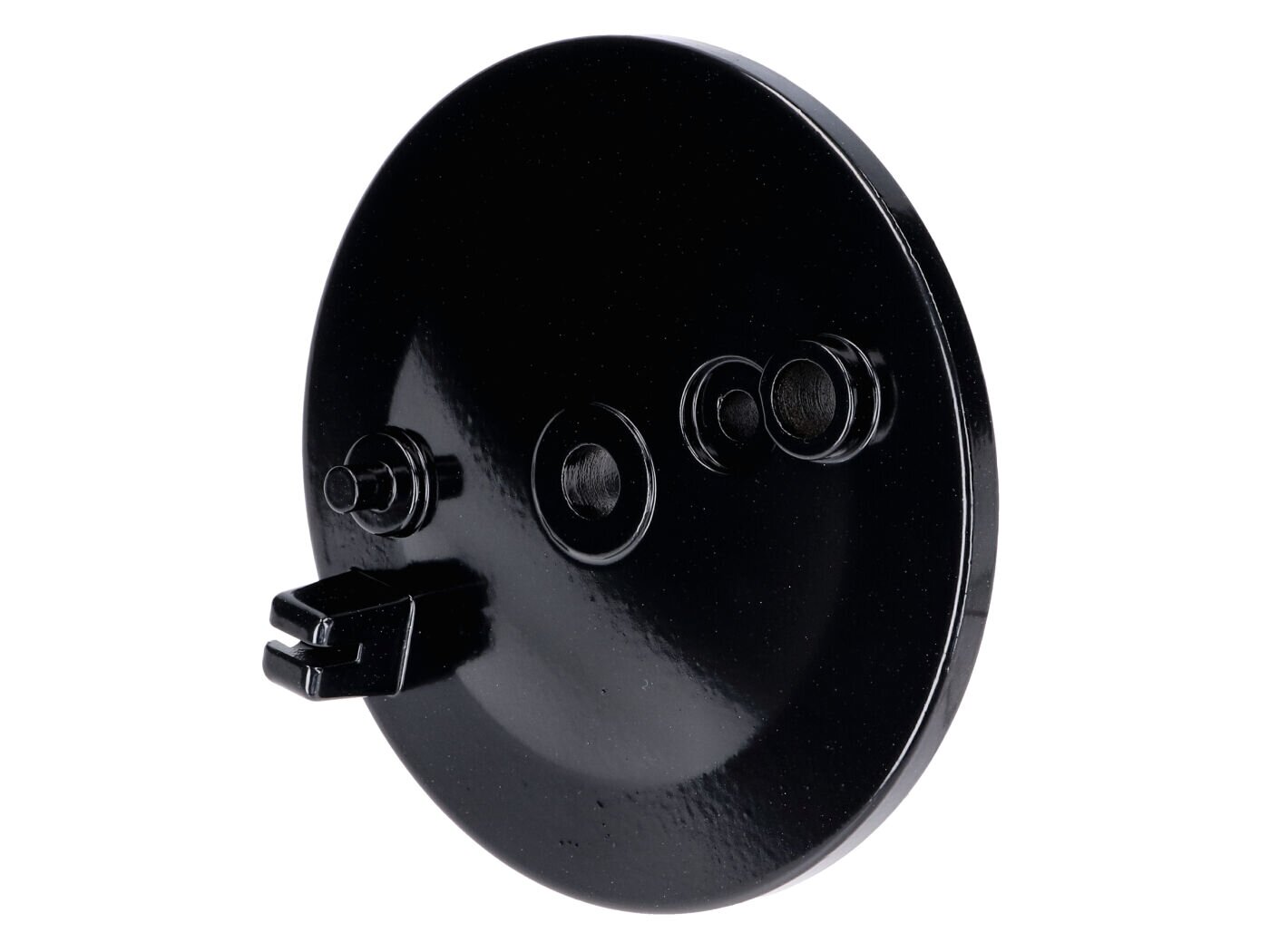 Image of Bremsschild hinten mit Bohrung Bremslicht schwarz Simson S51