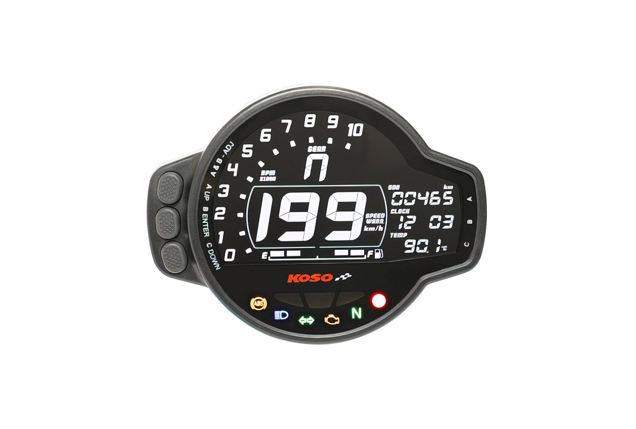 Image of Tachometer digital Koso MS-01 0-199 km/h
