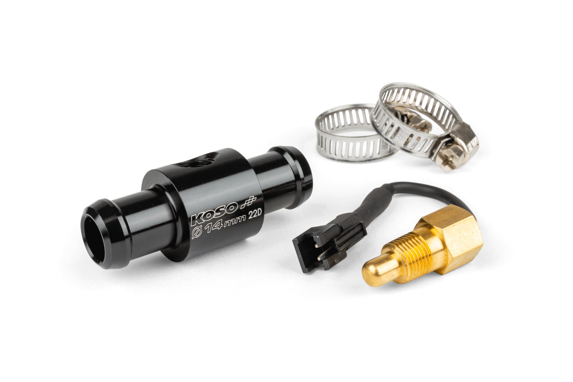 Image of Temperaturgeber Adapter KOSO Wasserschläuche 14mm Gewinde PT 1/8
